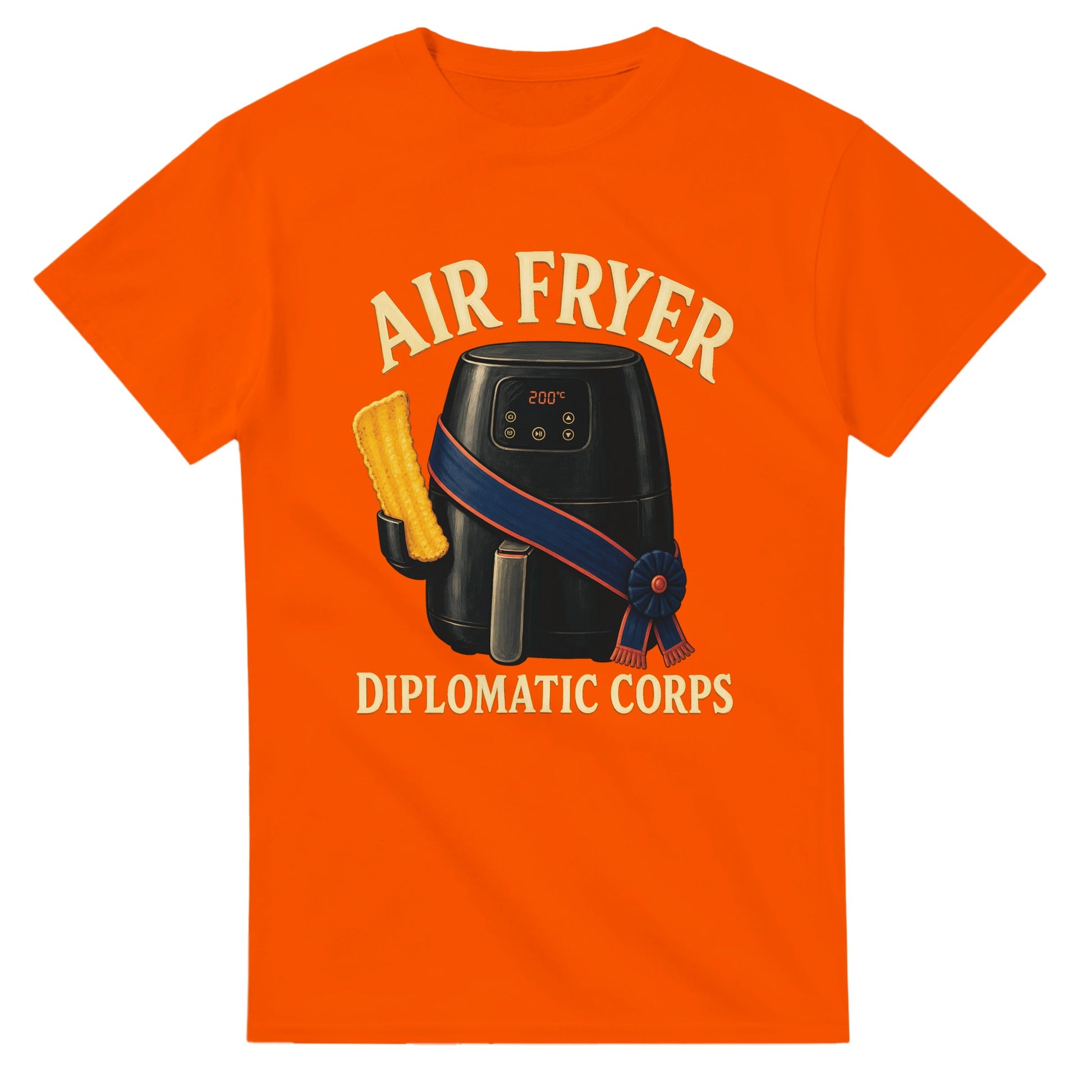 Air Fryer Diplomatic Corps T-shirt — product view 7