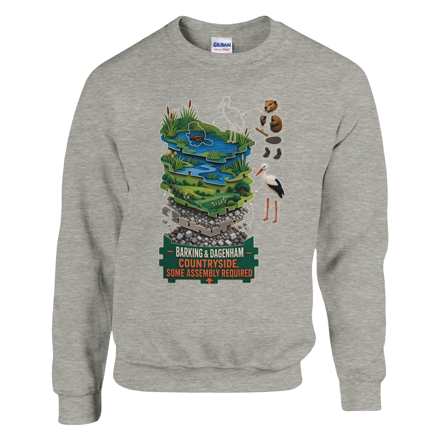Barking & Dagenham Countryside Sweatshirt — product view 17
