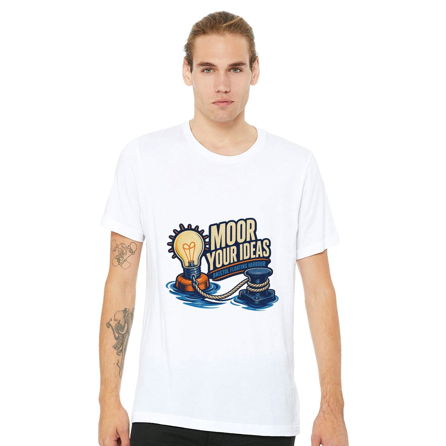 Moor Your Ideas – Bristol Floating Harbour T-shirt — product view 7