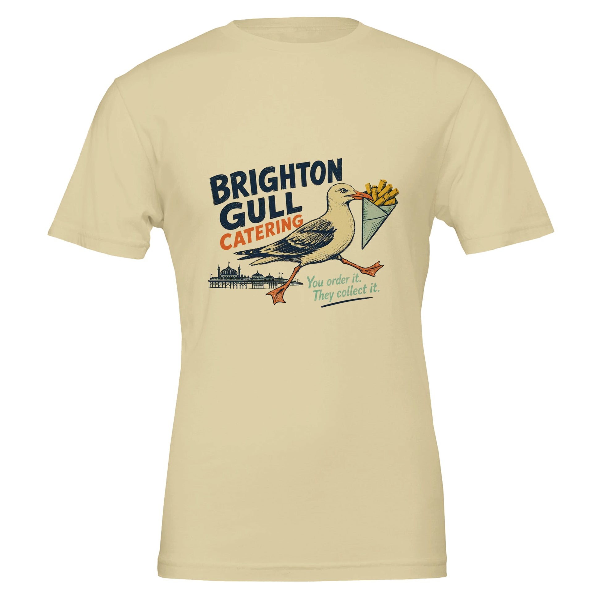 Brighton Gull Catering - You Order It, They Collect It T-shirt — product view 5