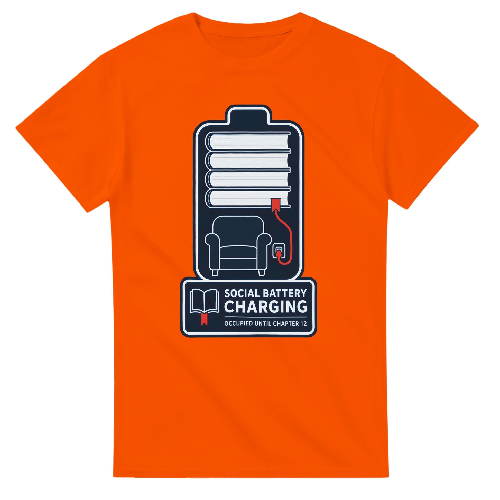 Social Battery Charging T-shirt — product view 7