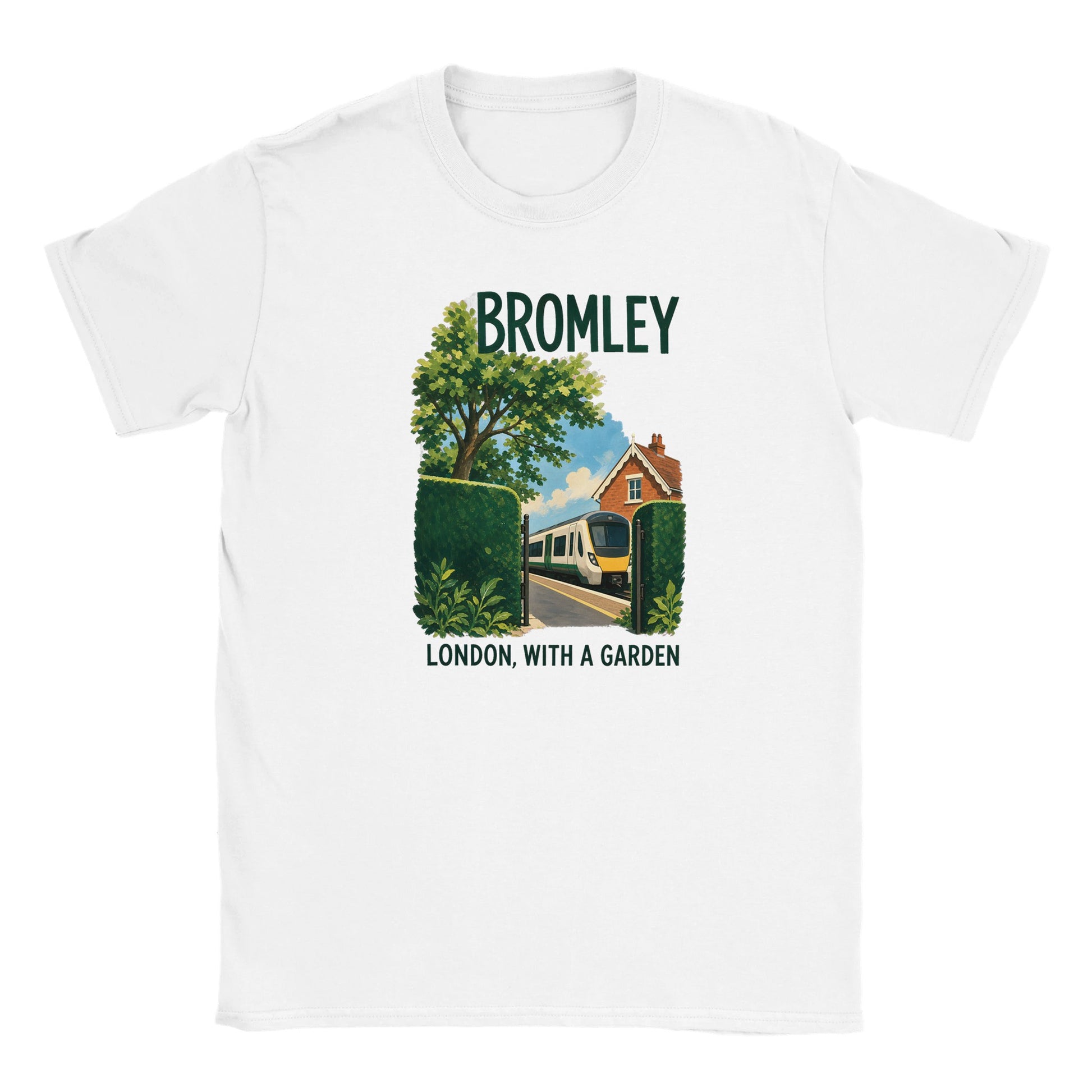Bromley: London with a Garden Kids' T-shirt — product view 15