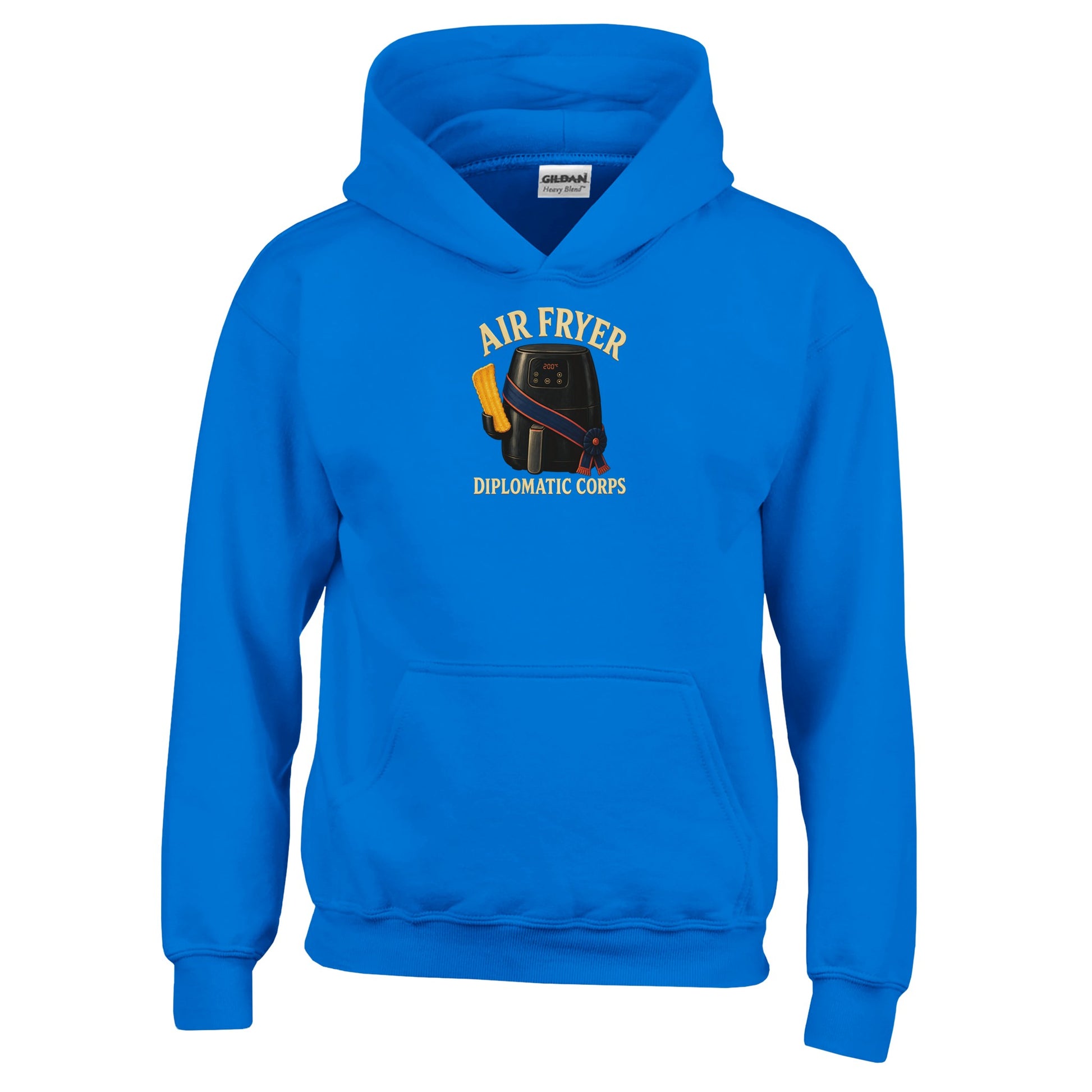 Air Fryer Diplomatic Corps Kids' Hoodie — product view 11
