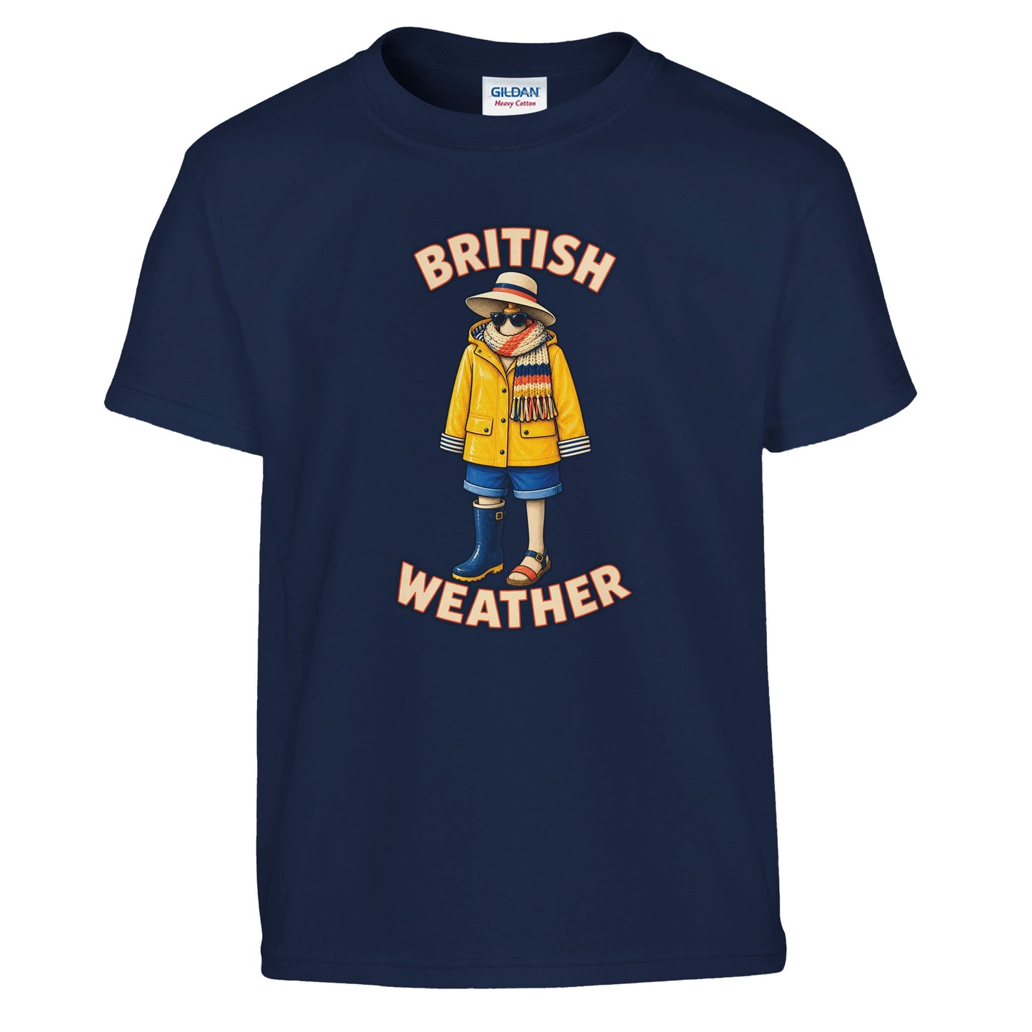 British Weather All-Weather Outfit Kids' T-shirt — product view 7