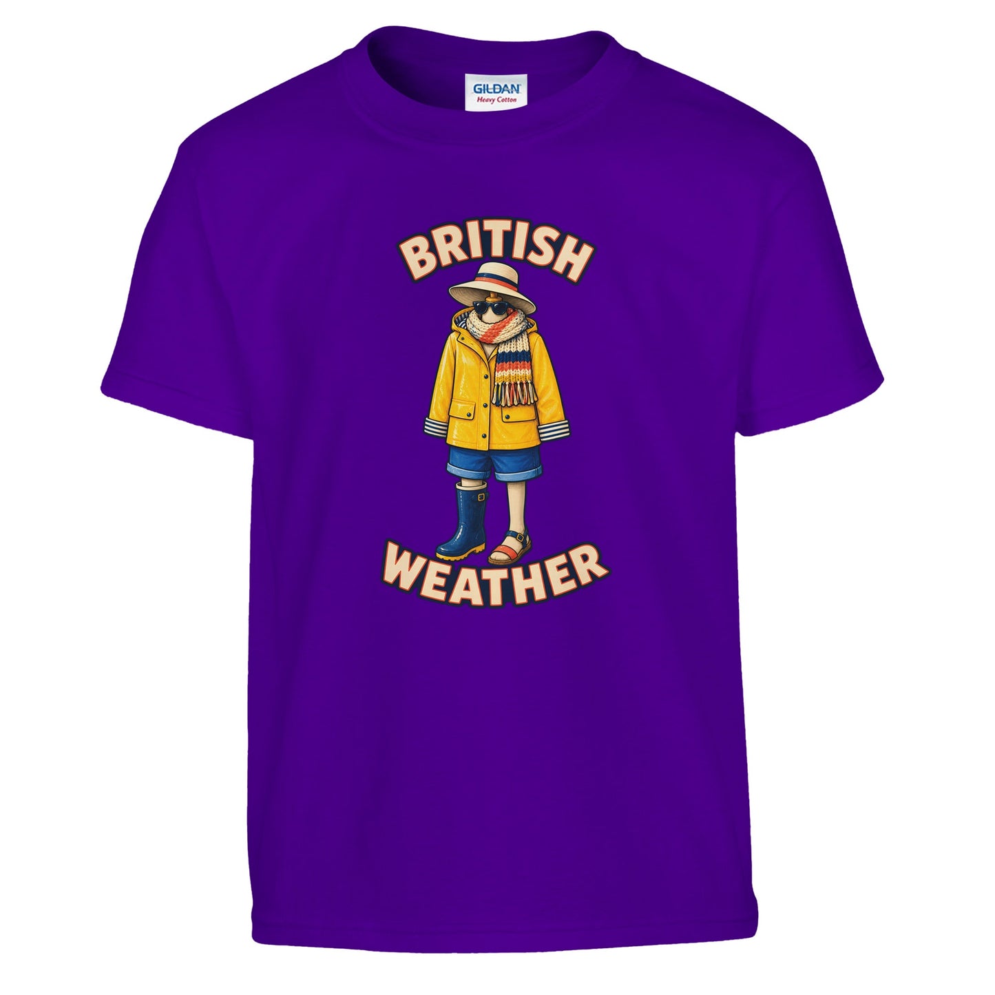 British Weather All-Weather Outfit Kids' T-shirt — product view 6