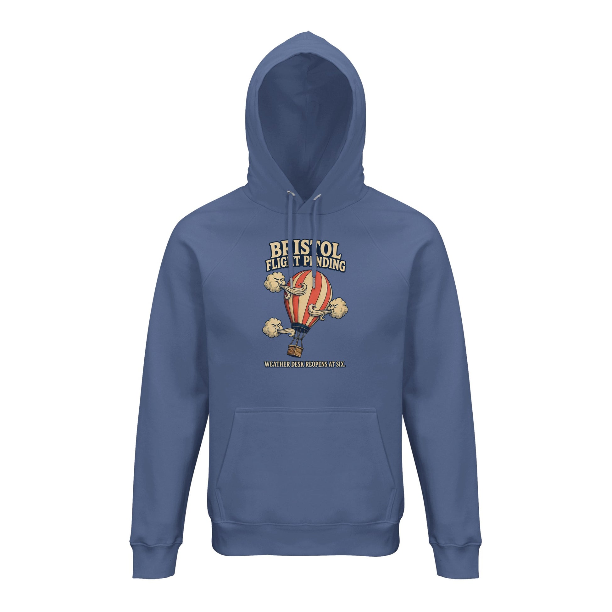 Bristol Flight Pending – Weather Desk Hoodie — product view 3