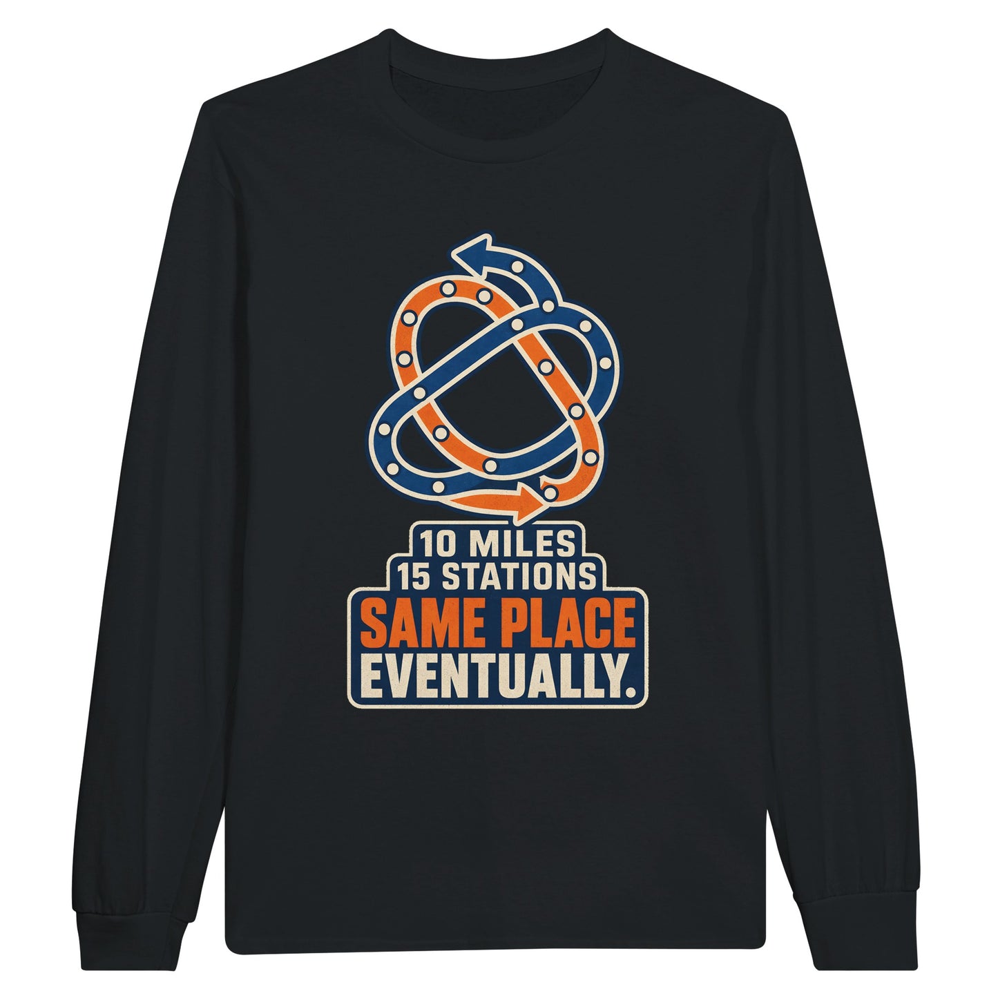 Glasgow Same Place Eventually Long-Sleeve T-shirt — product view 7