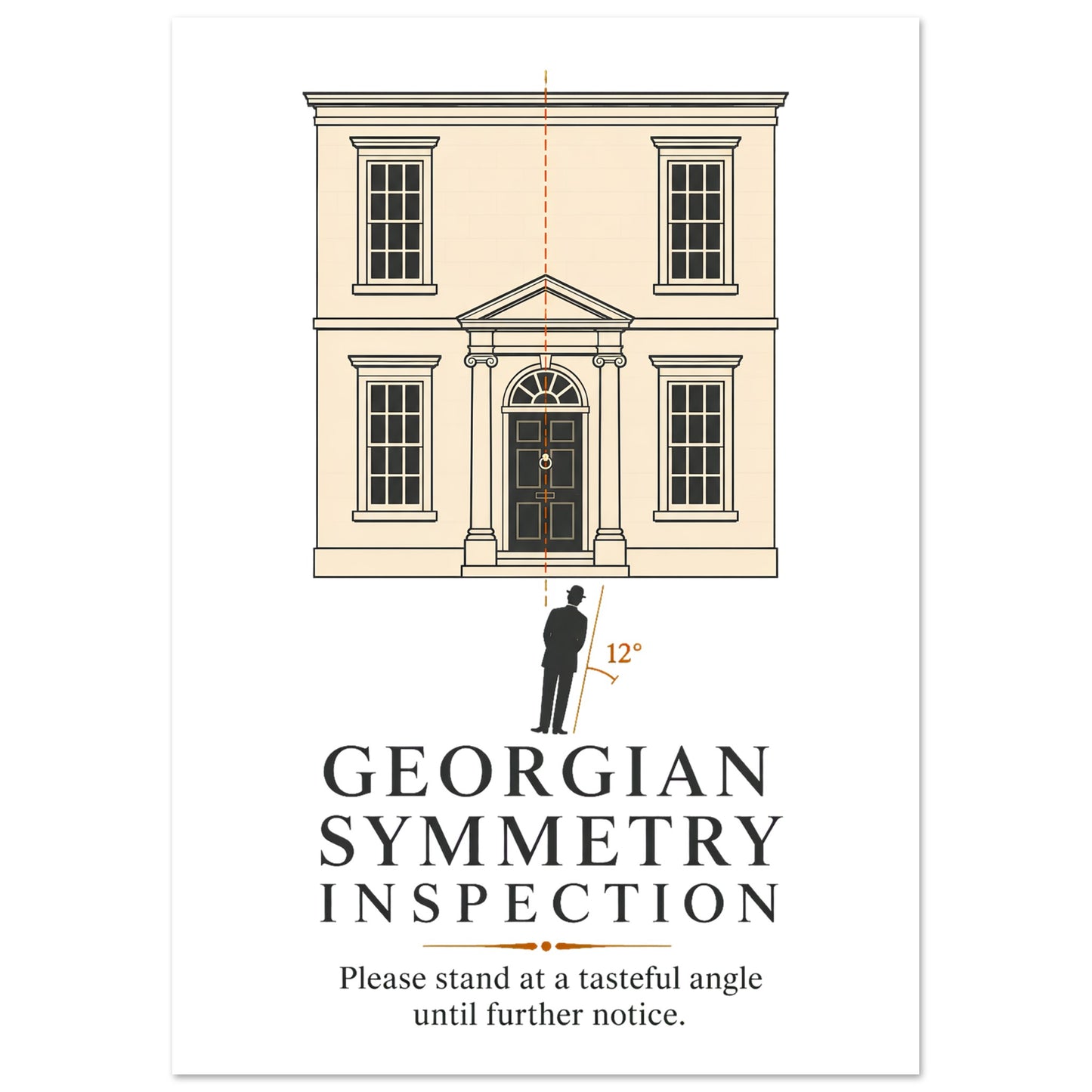 Georgian Symmetry Inspection — Bath Poster — product view 1