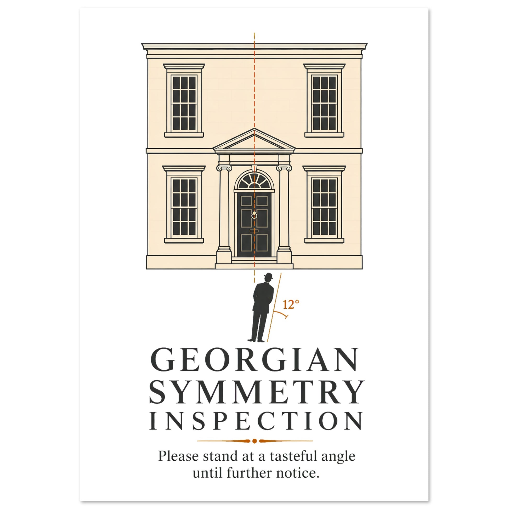 Georgian Symmetry Inspection — Bath Poster — product view 1
