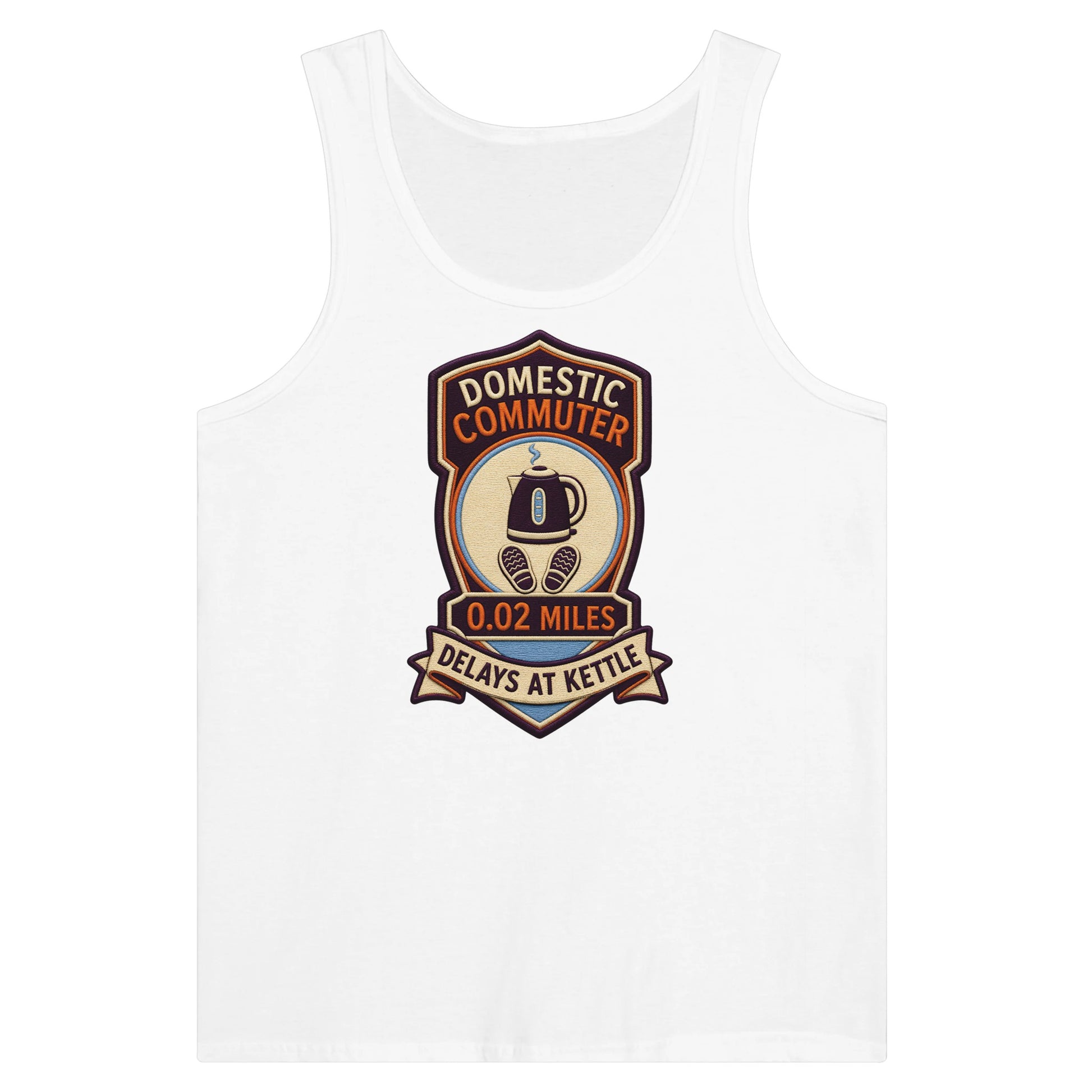Domestic Commuter Premium Unisex Tank Top — product view 1