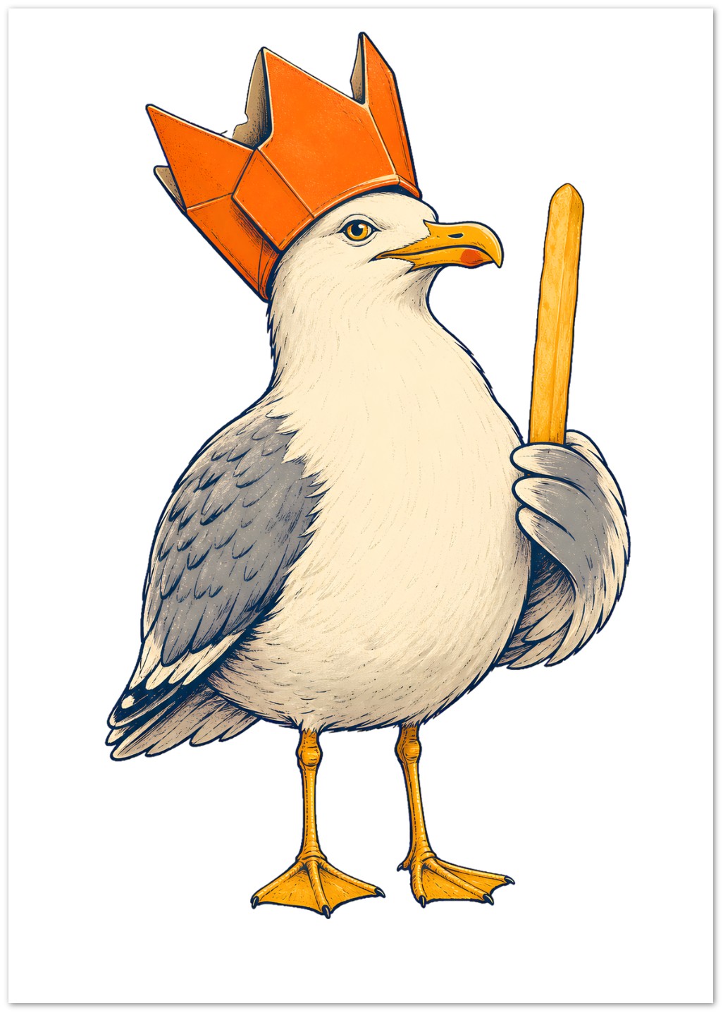 The Chip Crown Gull Greeting Card Pack — product view 1