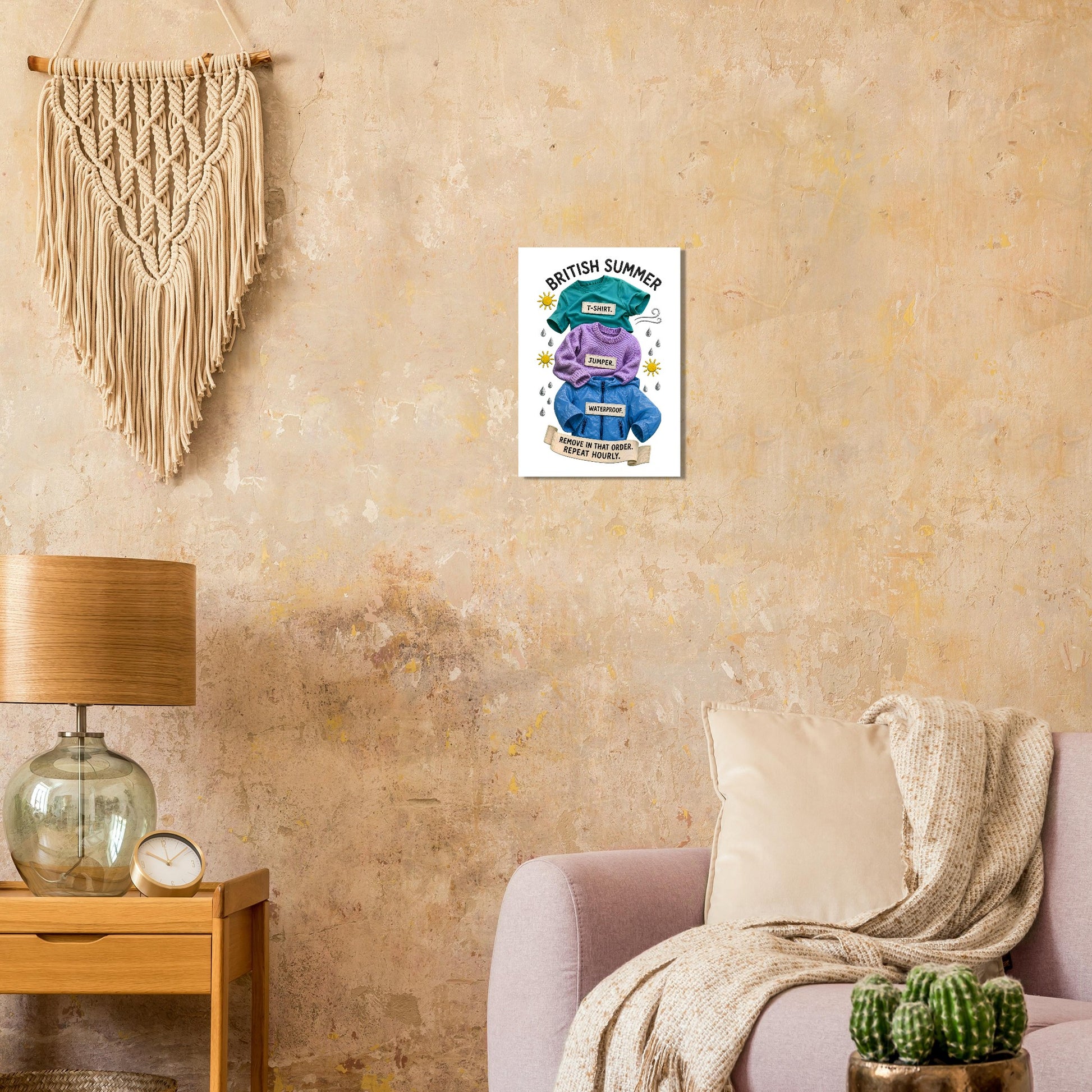 British Summer: Repeat Layers Hourly Poster — product view 9