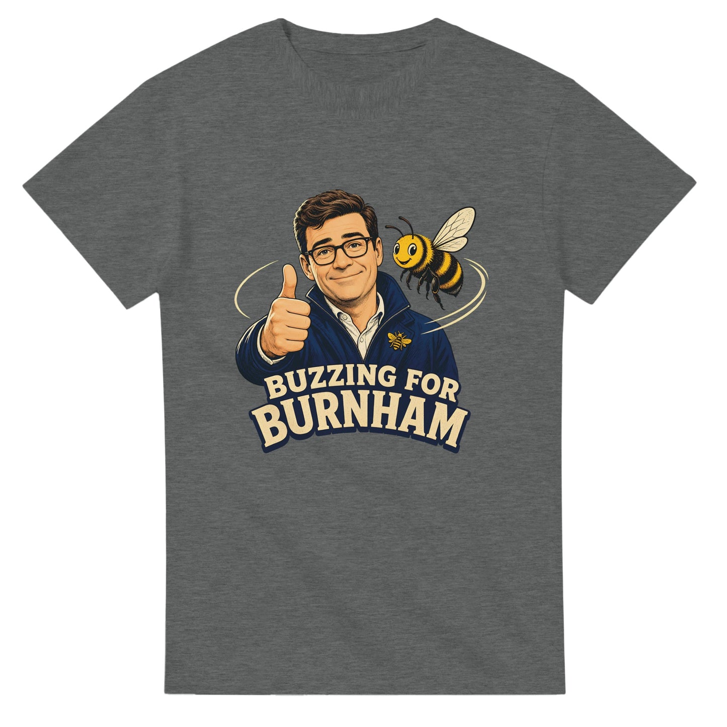 Buzzing for Burnham T-shirt — product view 3