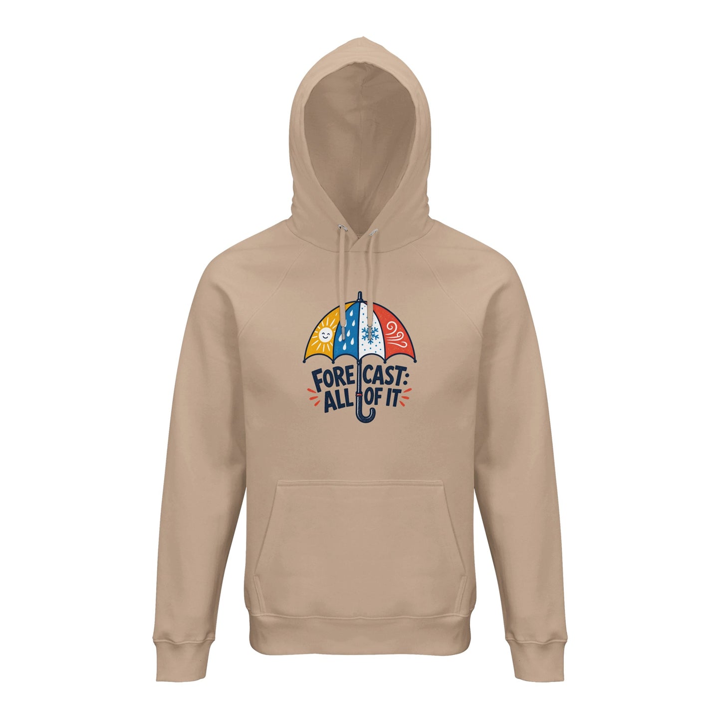 Forecast: All of It British Weather Graphic Hoodie — product view 5