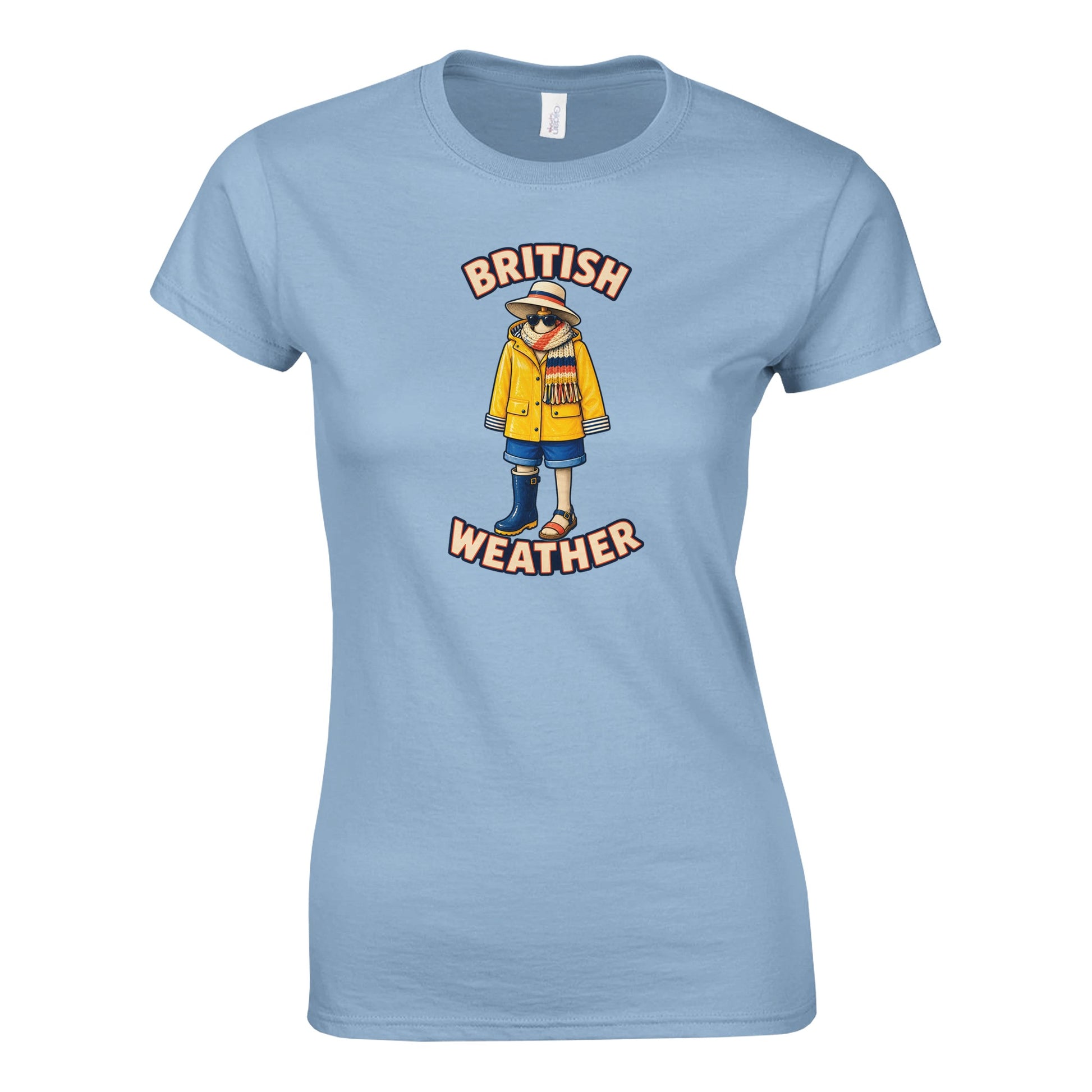 British Weather All-Weather Outfit Women's T-shirt — product view 3