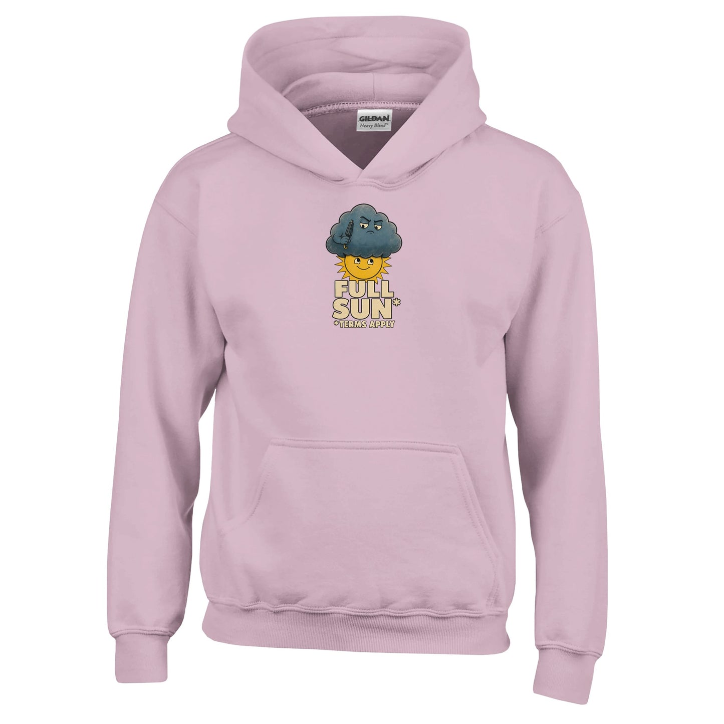 Full Sun, Terms Apply Weather Graphic Kids' Hoodie — product view 5