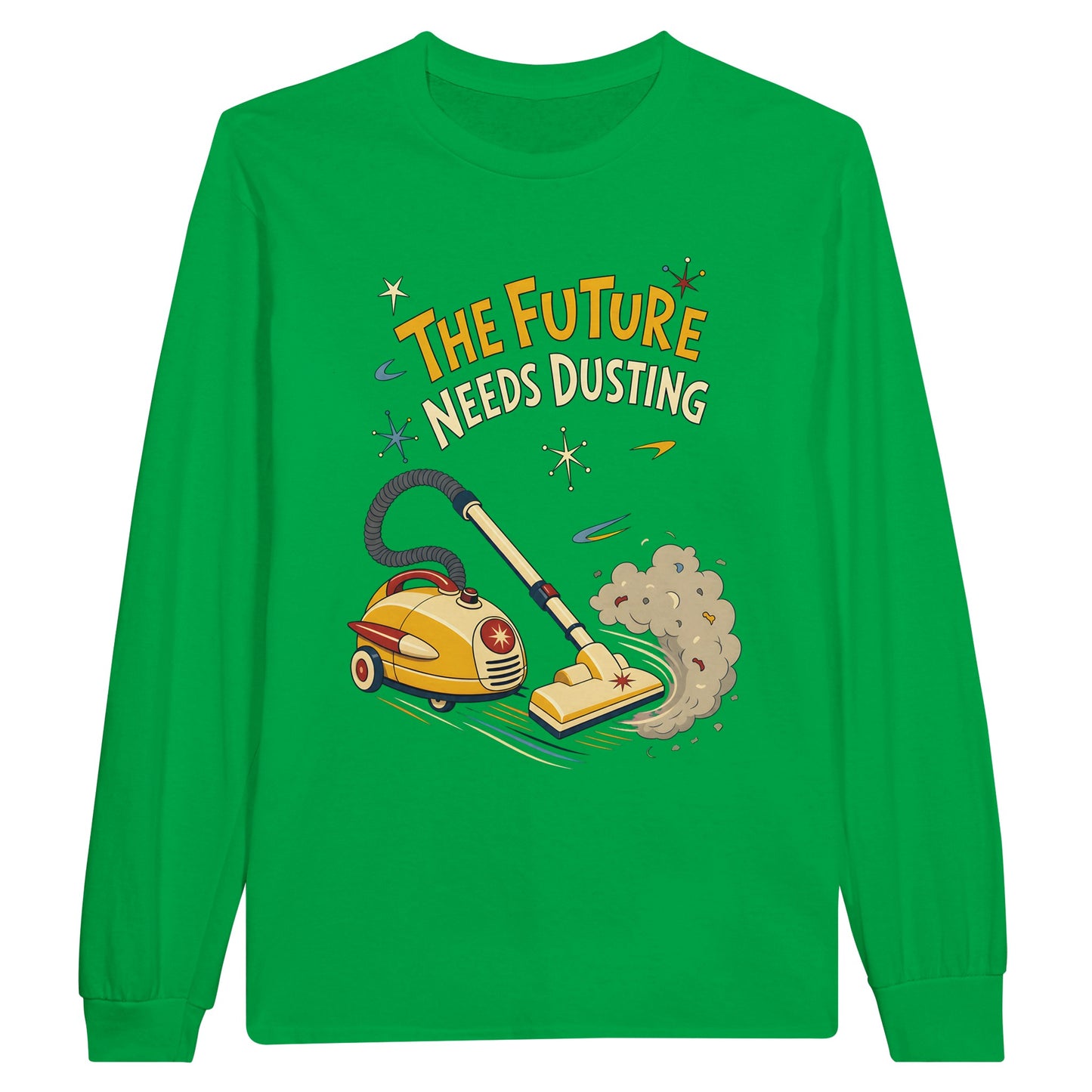 The Future Needs Dusting Long-Sleeve T-shirt — product view 12