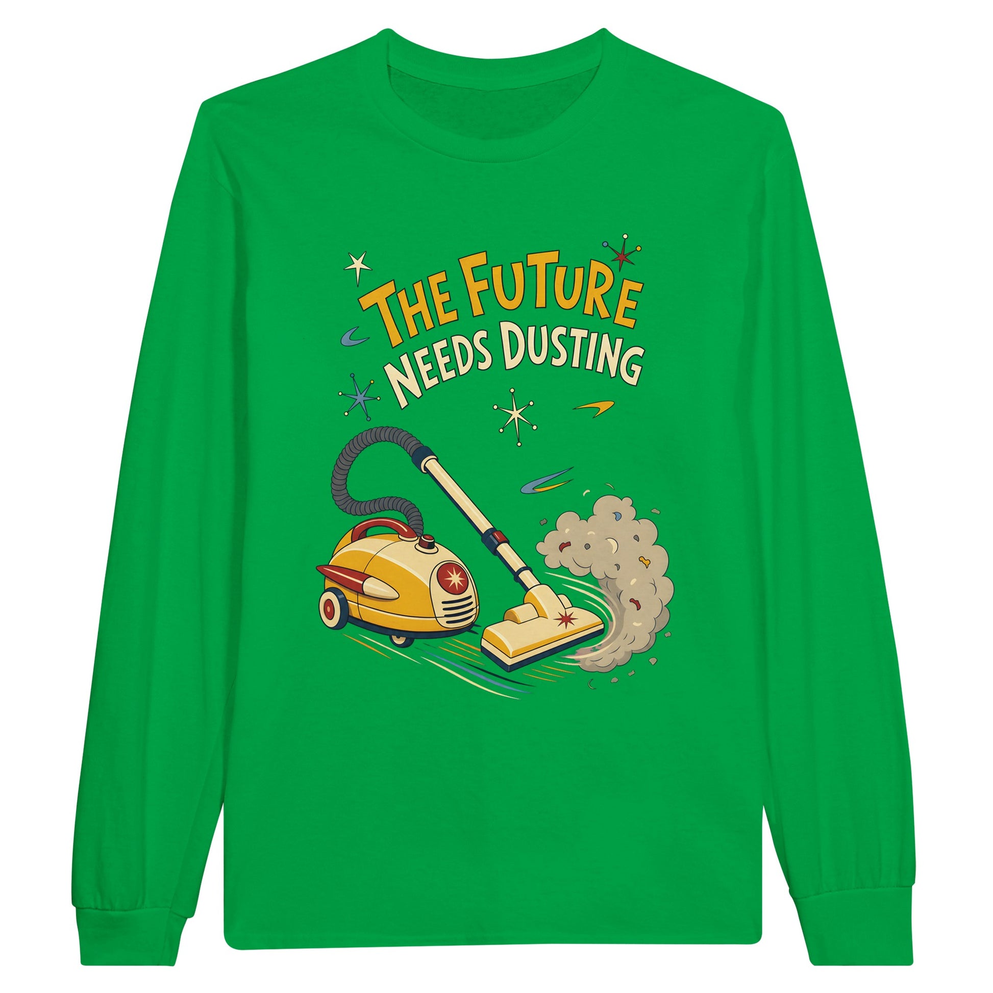 The Future Needs Dusting Long-Sleeve T-shirt — product view 12
