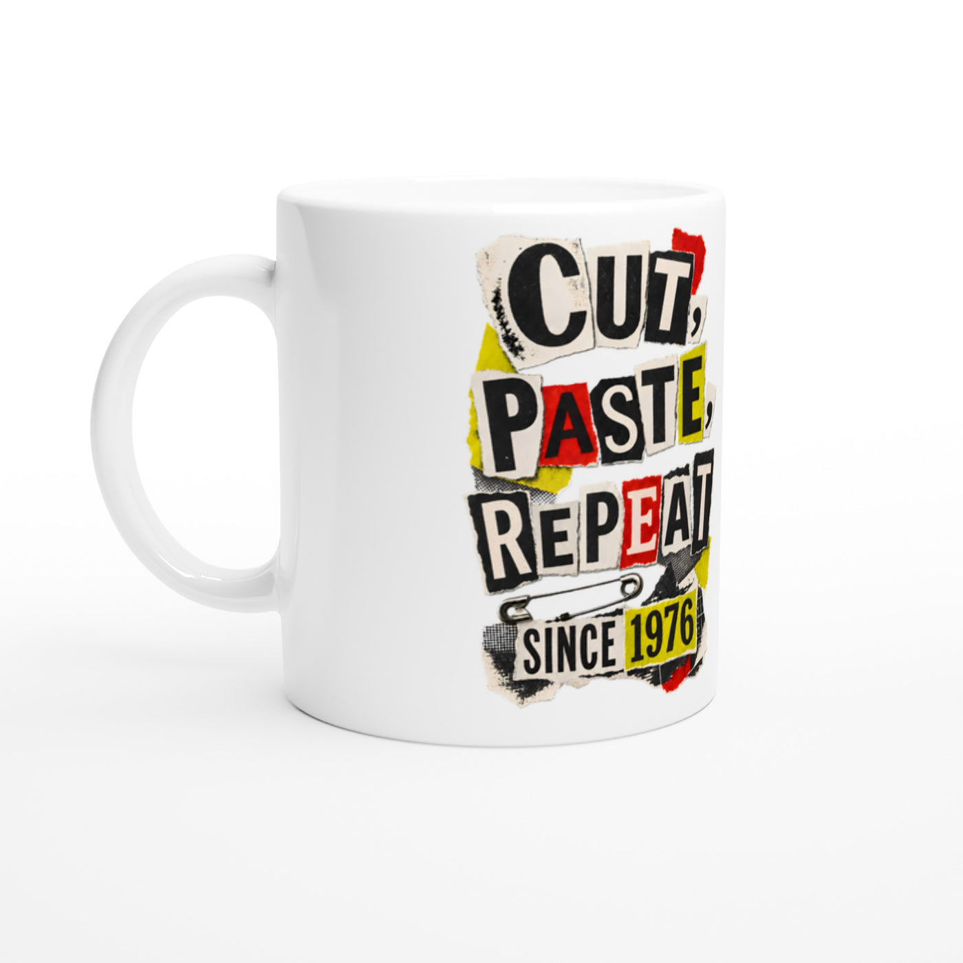 Cut, Paste, Repeat Since 1976 Mug