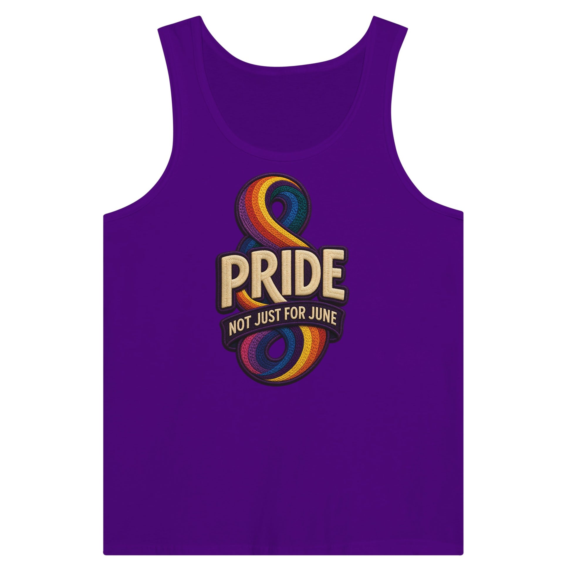 Pride: Not Just for June Premium Unisex Tank Top — product view 6