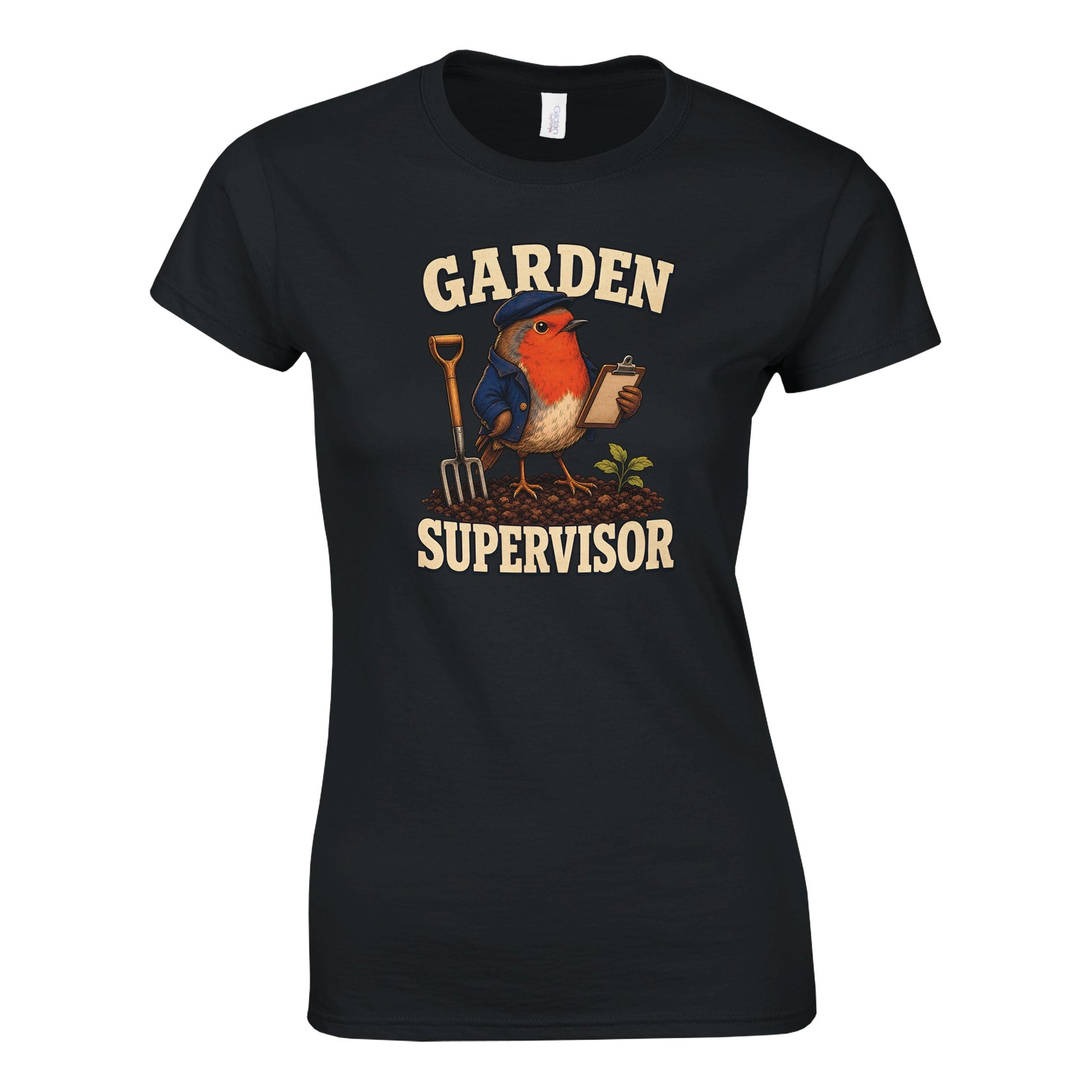 Garden Supervisor Robin Women's T-shirt — product view 9