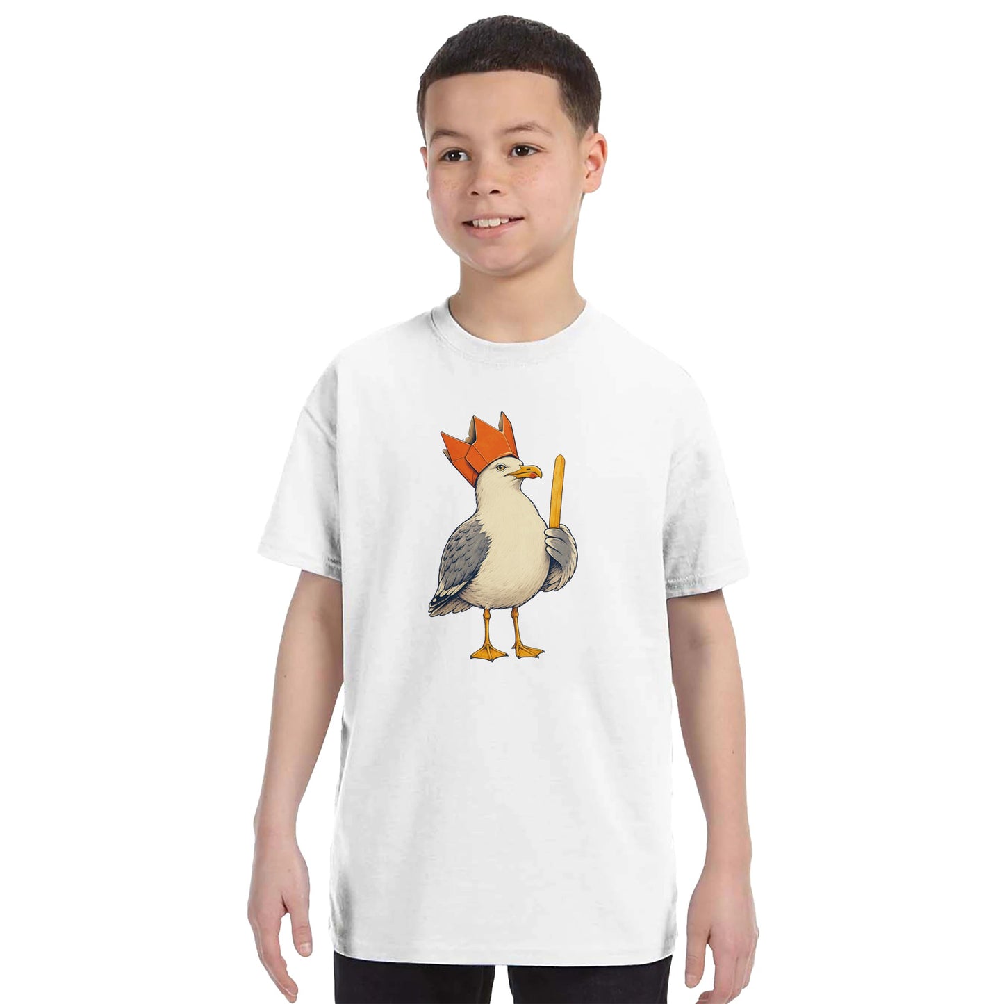 The Chip Crown Gull Kids' T-shirt — product view 16