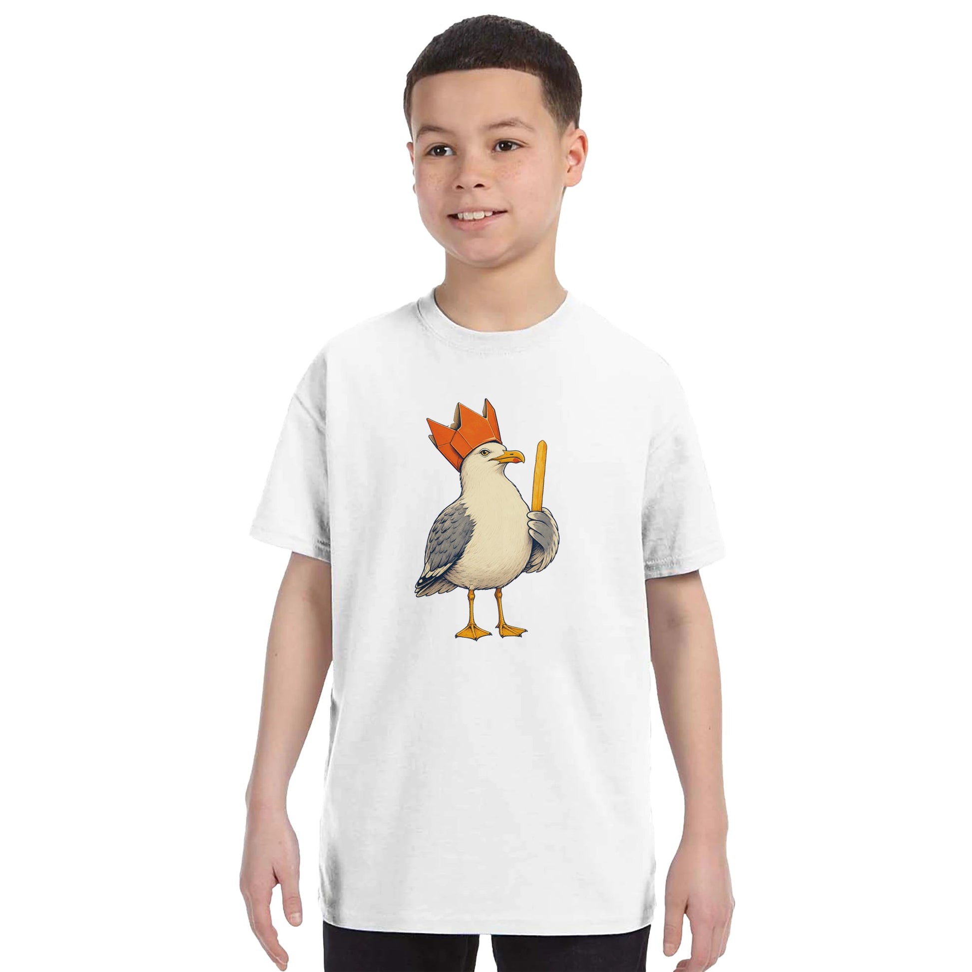 The Chip Crown Gull Kids' T-shirt — product view 16