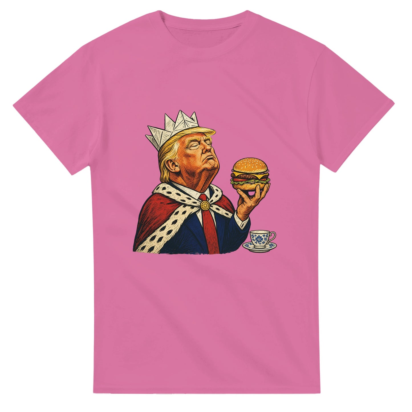 The Very Temporary Monarch — Trump Satire T-shirt — product view 4