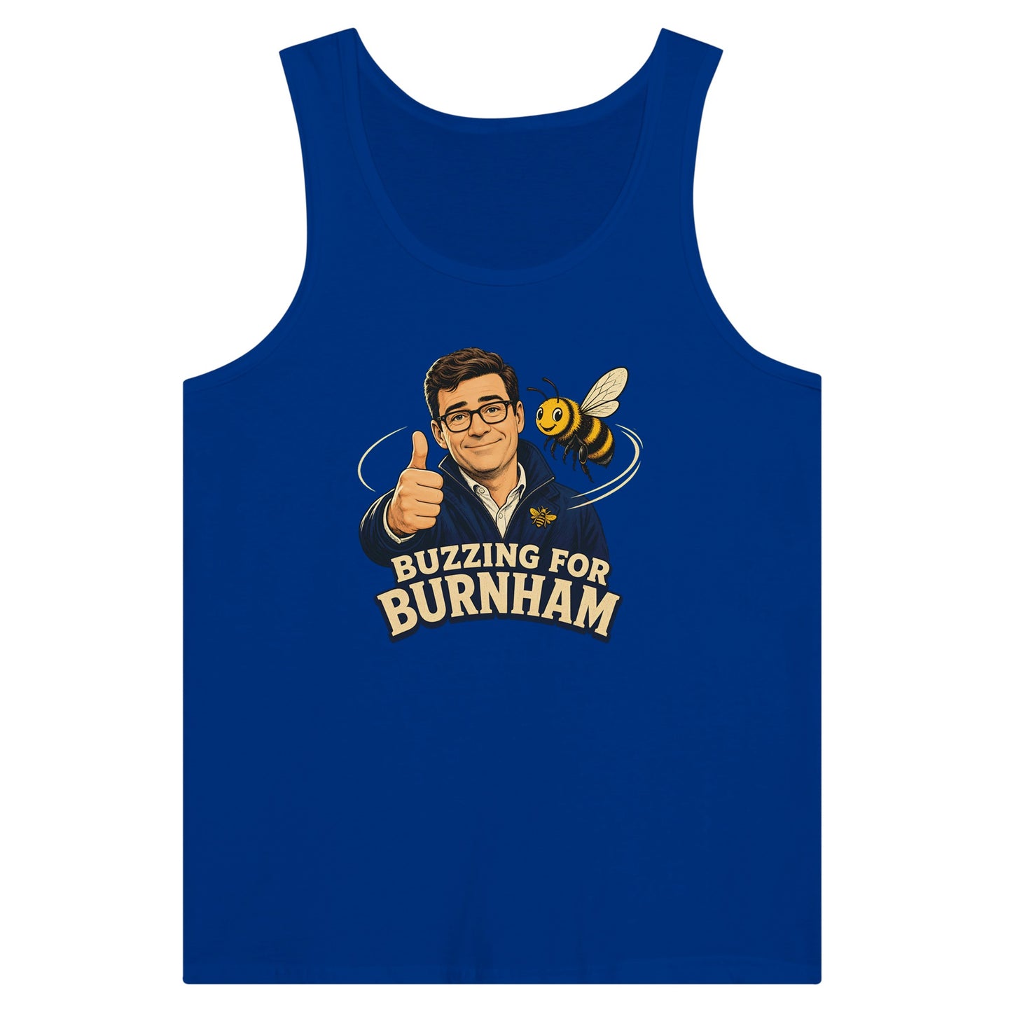 Buzzing for Burnham Premium Unisex Tank Top — product view 3