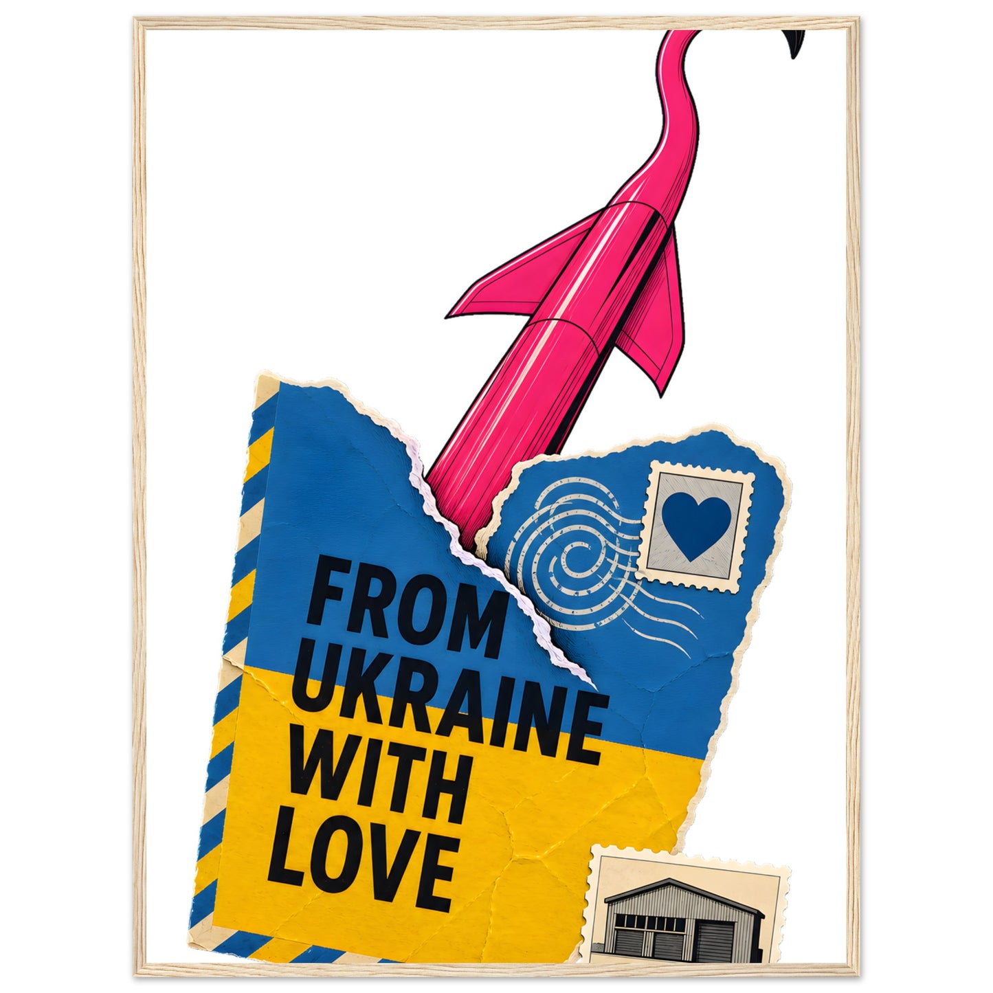 From Ukraine With Love Framed Wall Art — product view 5