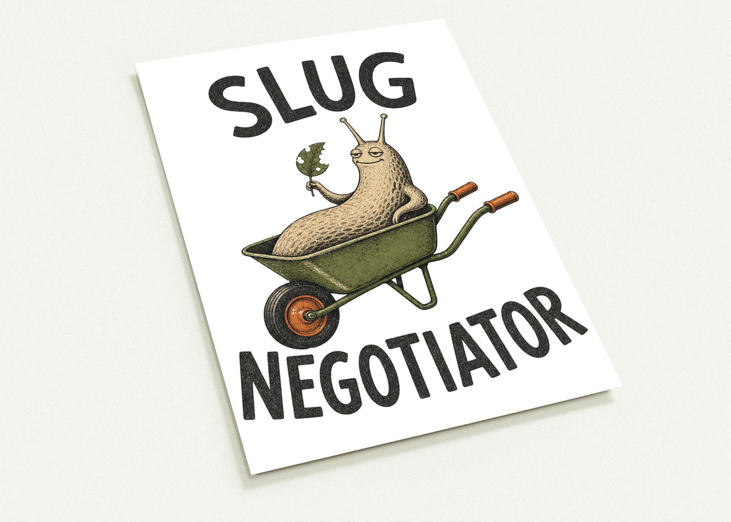Slug Negotiator Garden Graphic Postcard Pack — product view 1