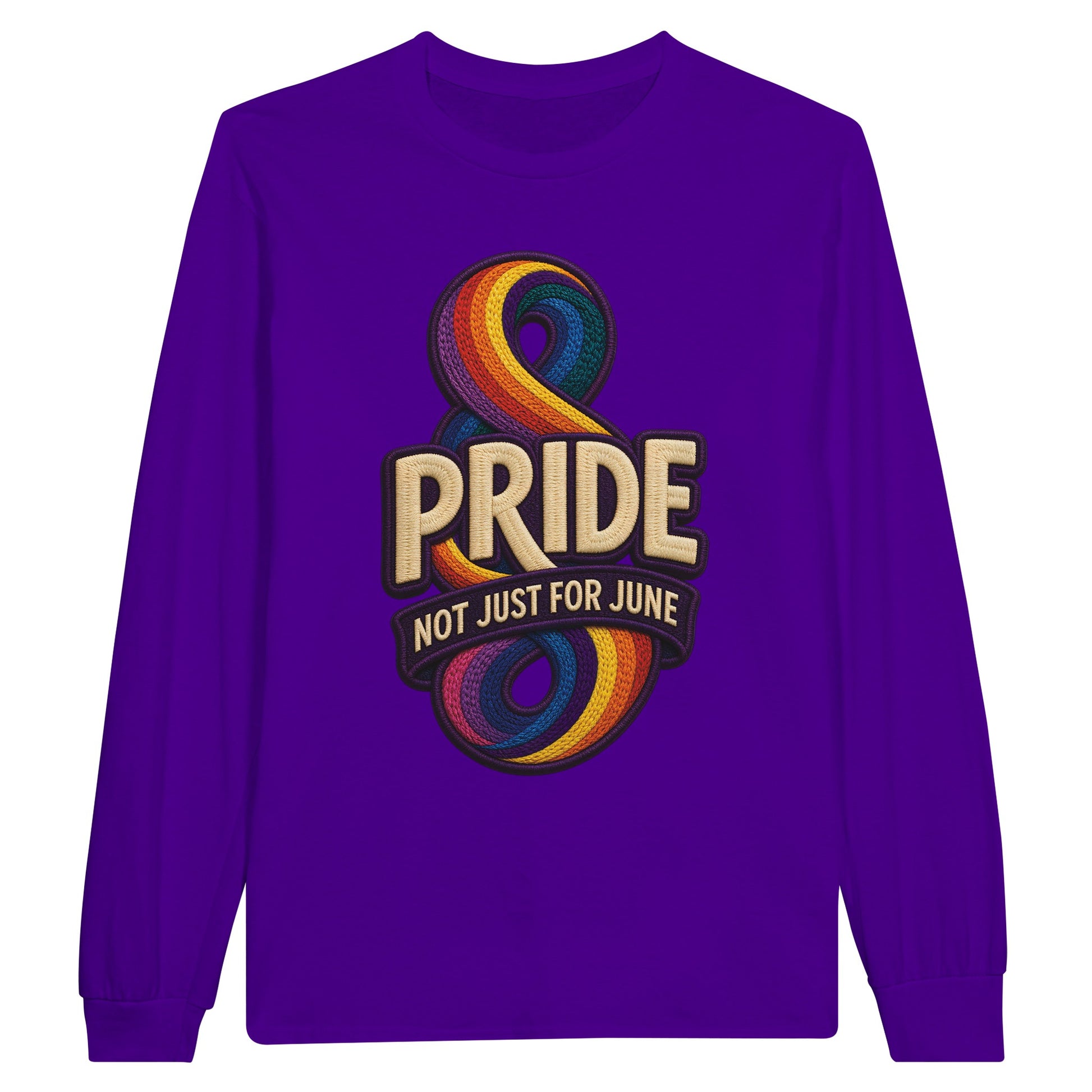 Pride: Not Just for June Long-Sleeve T-shirt — product view 13