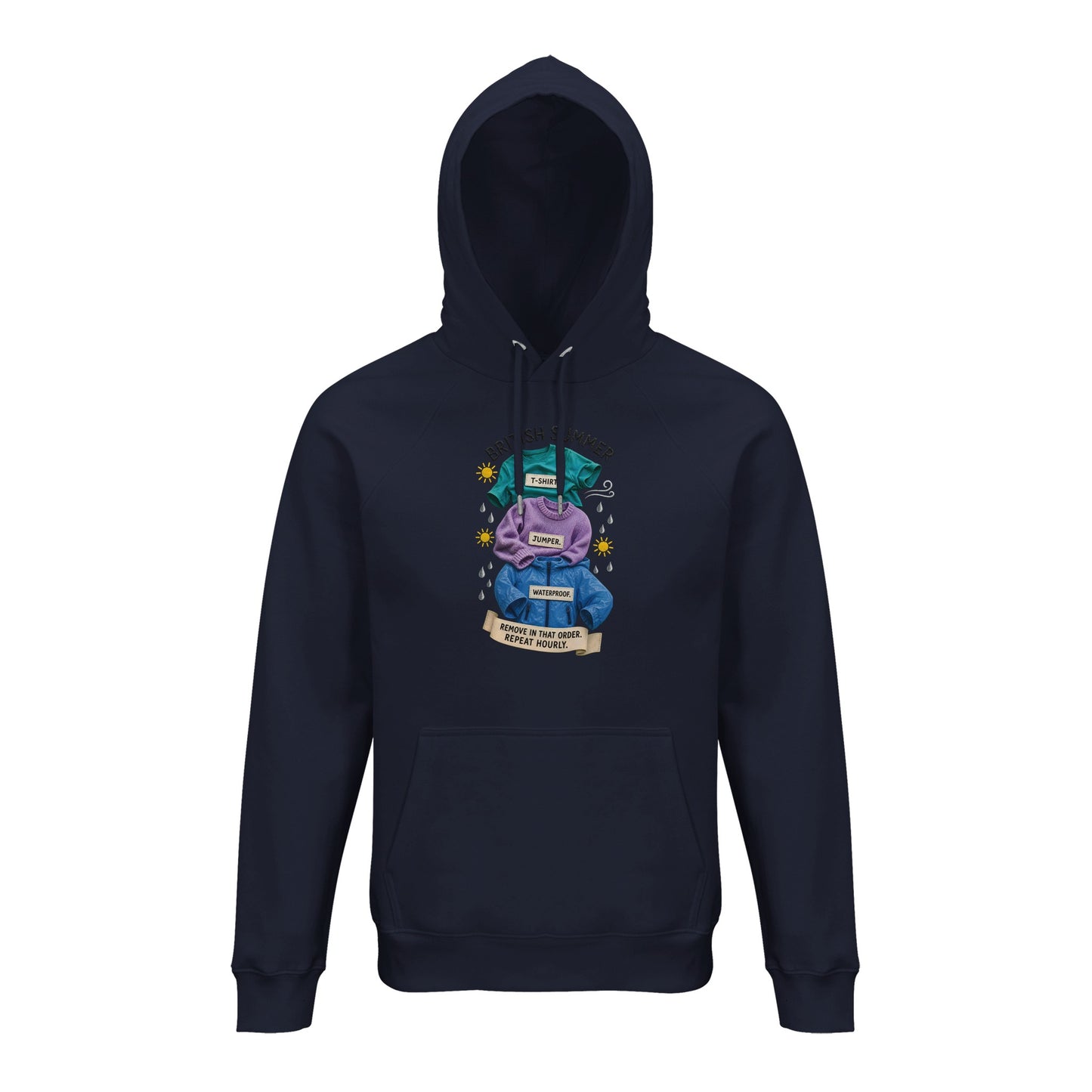 British Summer: Repeat Layers Hourly Hoodie — product view 3