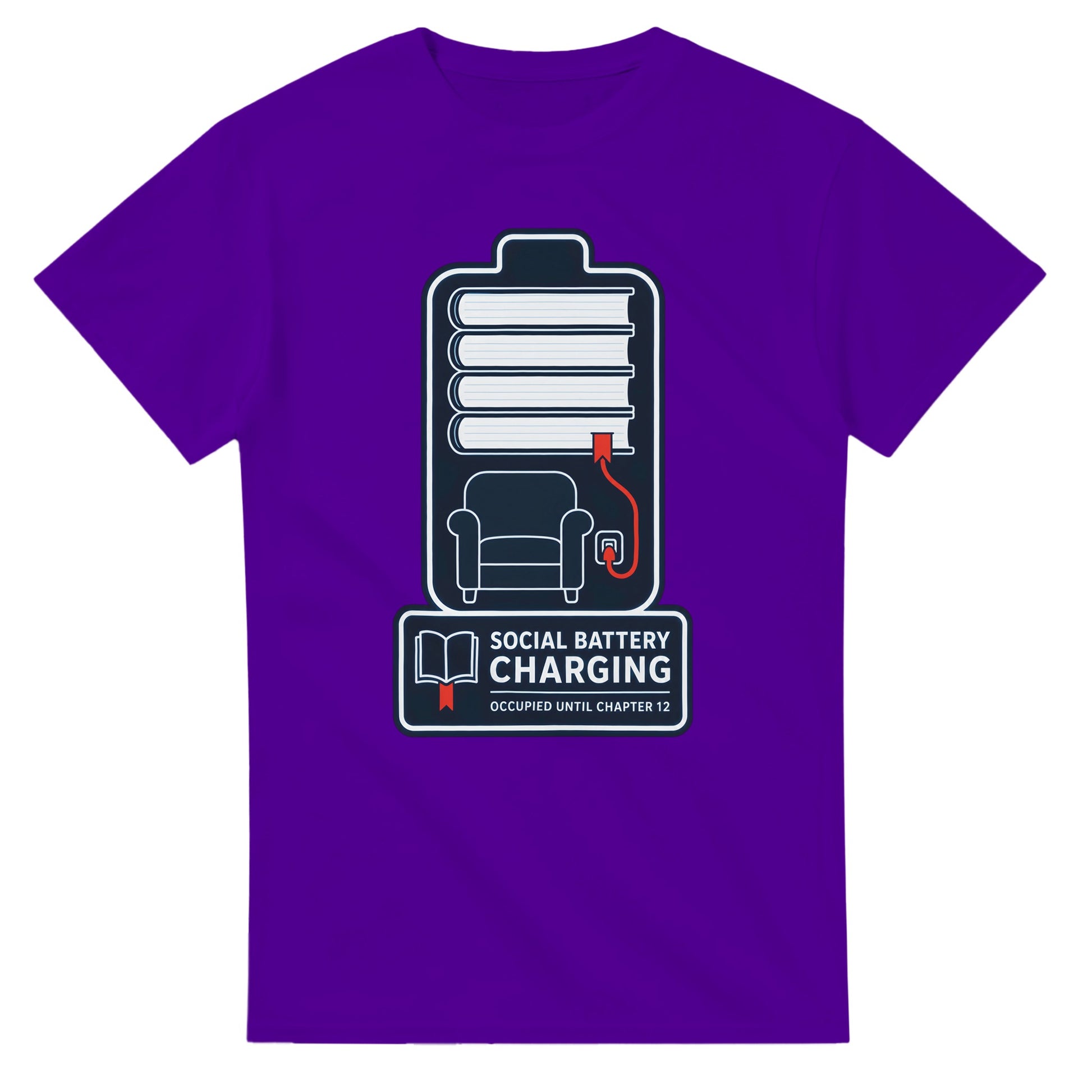 Social Battery Charging T-shirt — product view 16