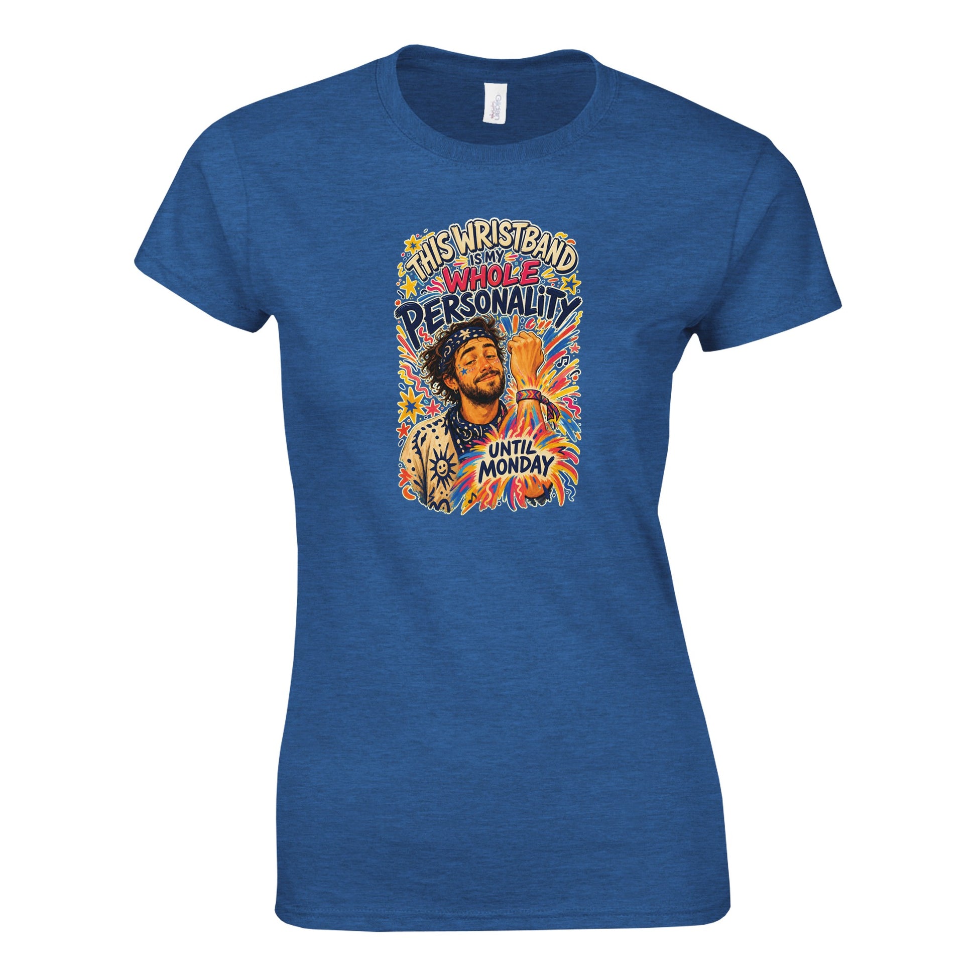 This Wristband Is My Whole Personality Until Monday Women's T-shirt — product view 5