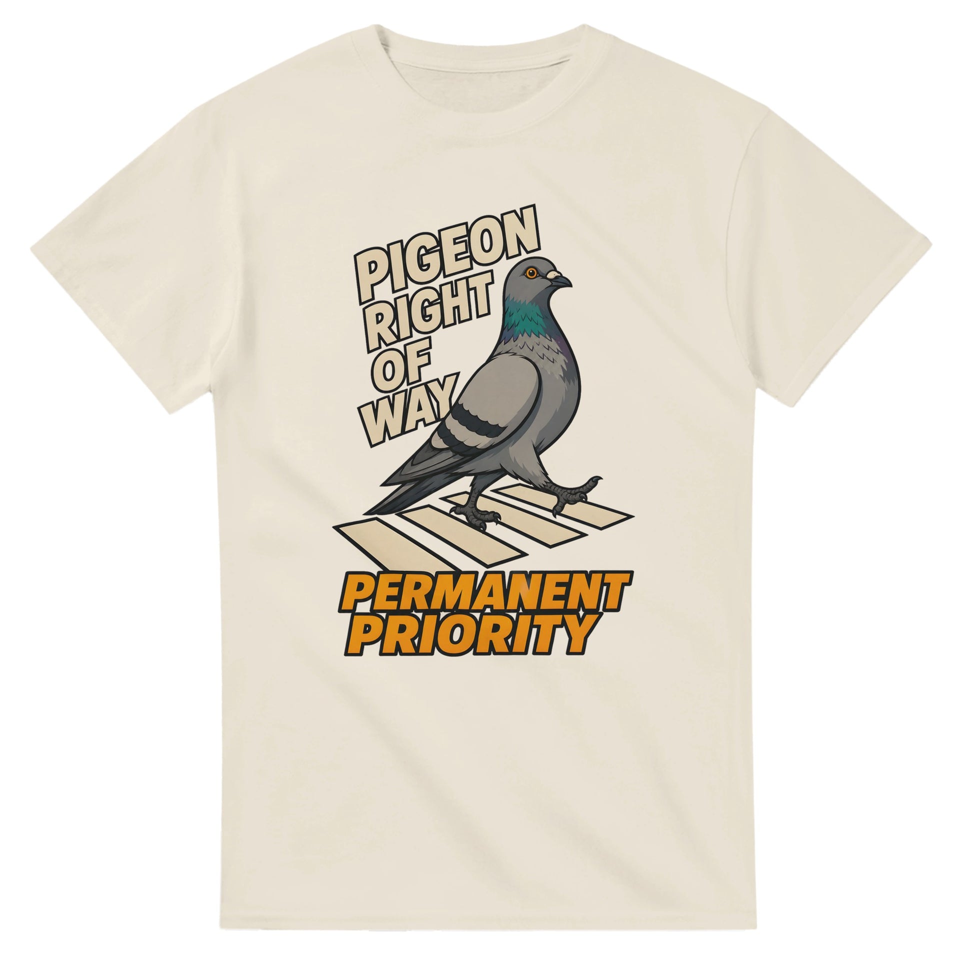 Pigeon Right of Way T-shirt — product view 8