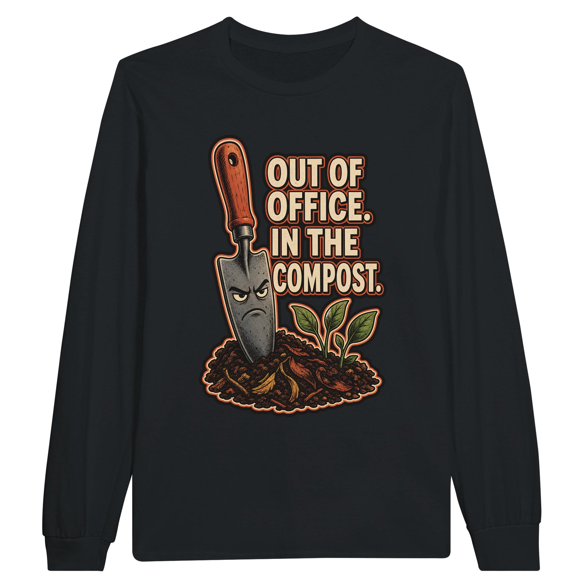 Out of Office, In the Compost Long-Sleeve T-shirt — product view 7