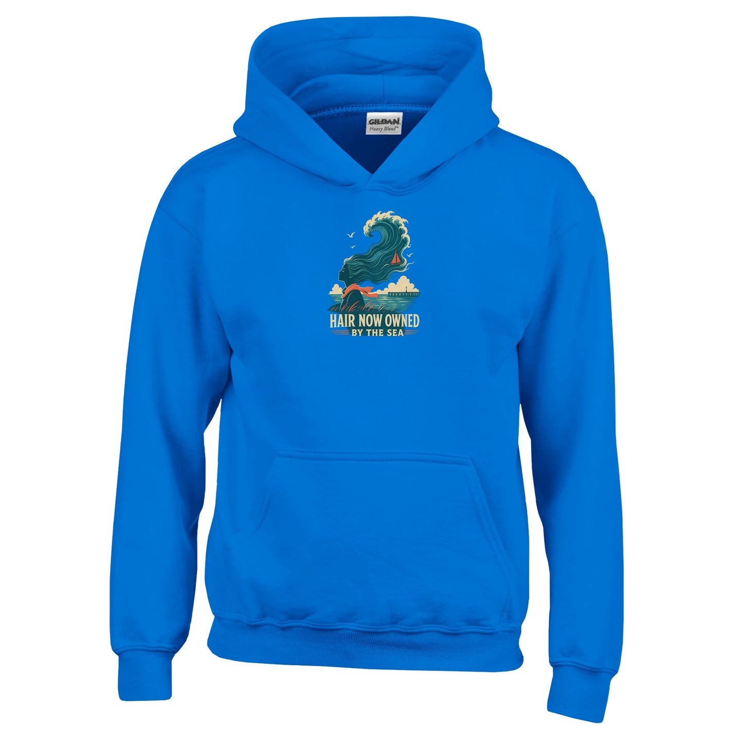 Hair Now Owned by the Sea Kids' Hoodie — product view 11