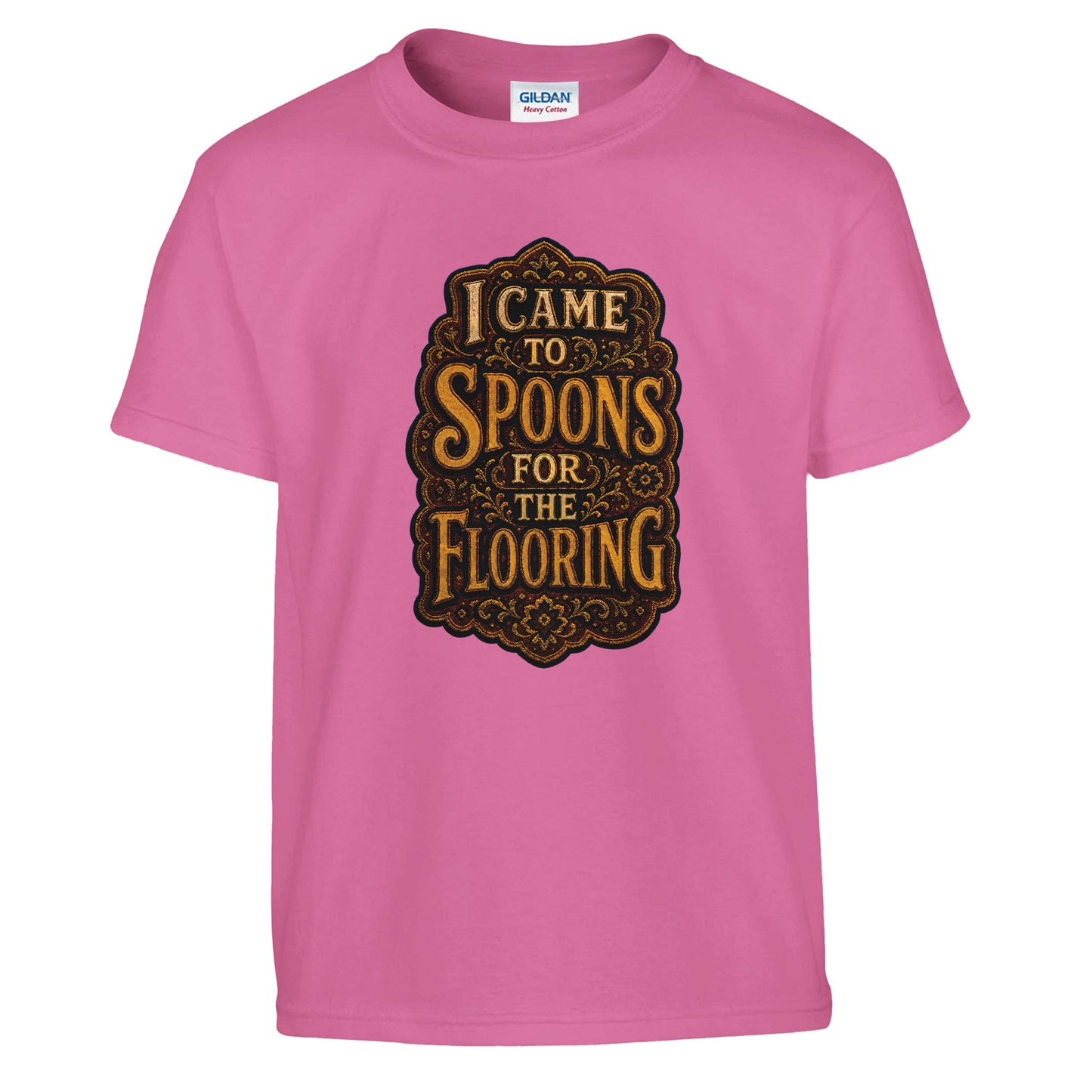 I Came to Spoons for the Flooring Kids' T-shirt — product view 10