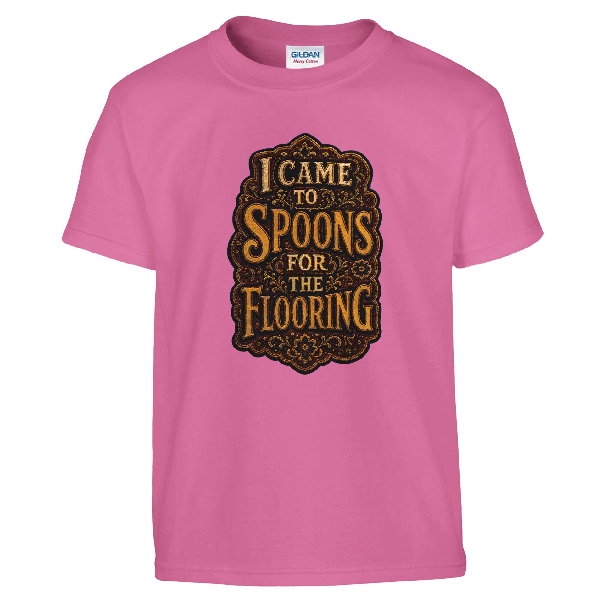 I Came to Spoons for the Flooring Kids' T-shirt — product view 10