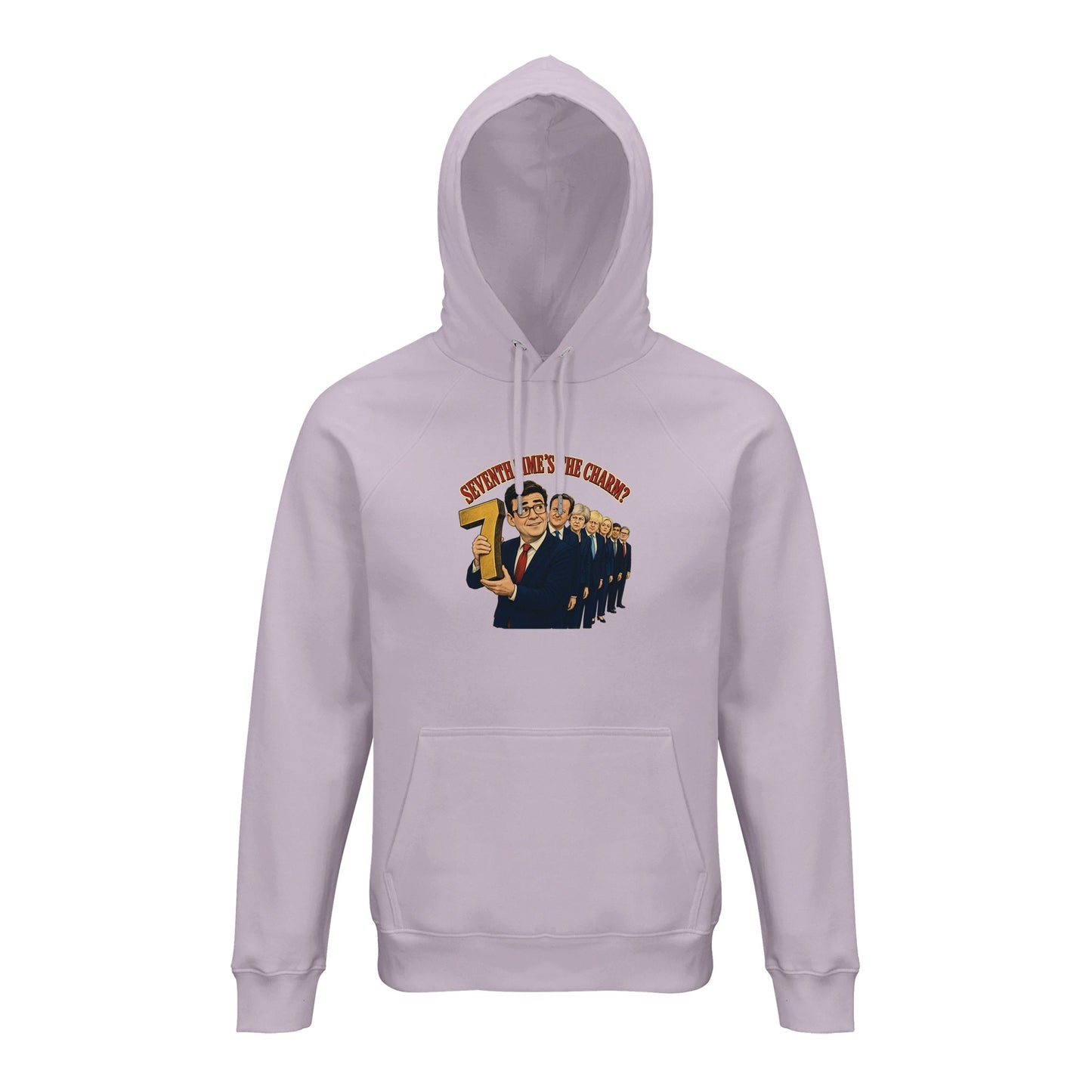 Seventh Time’s the Charm? UK Prime Minister Caricature Hoodie — product view 4