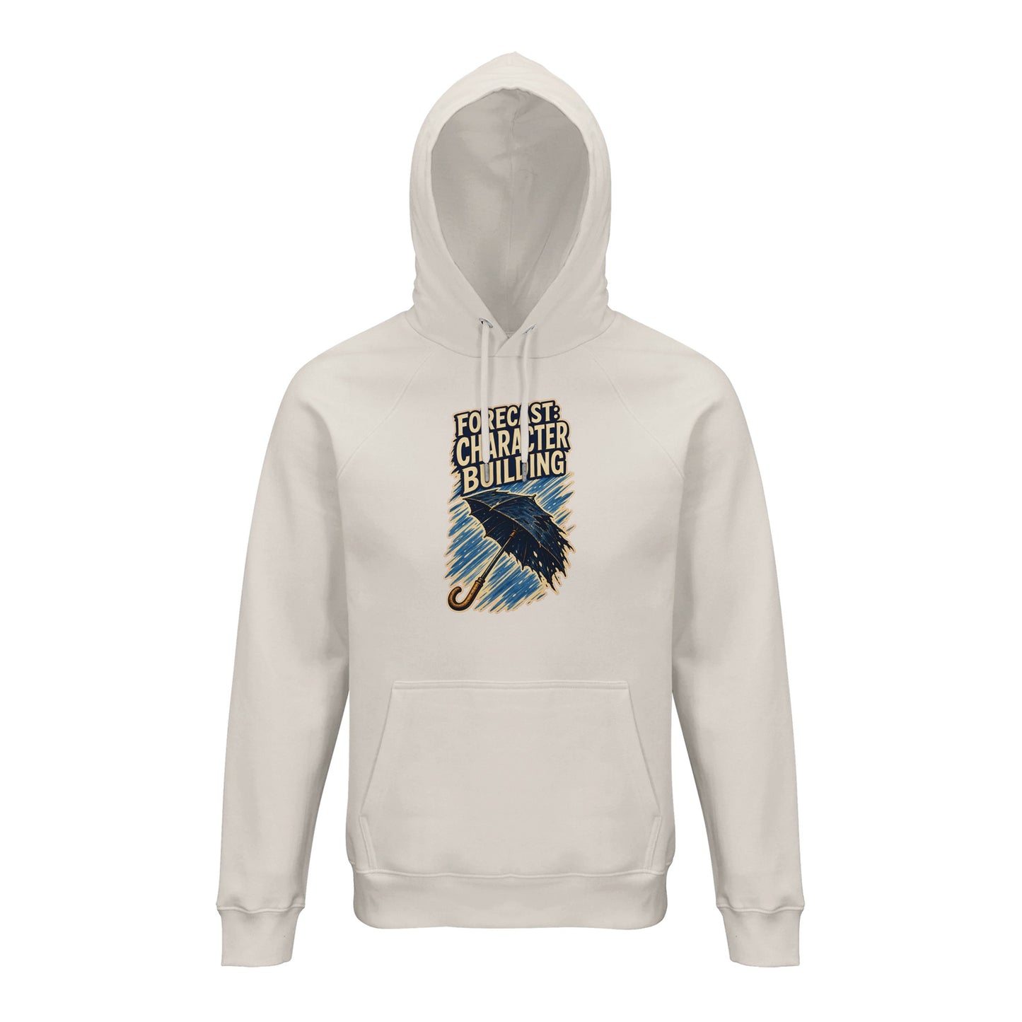 Forecast: Character Building – British Weather Hoodie — product view 1