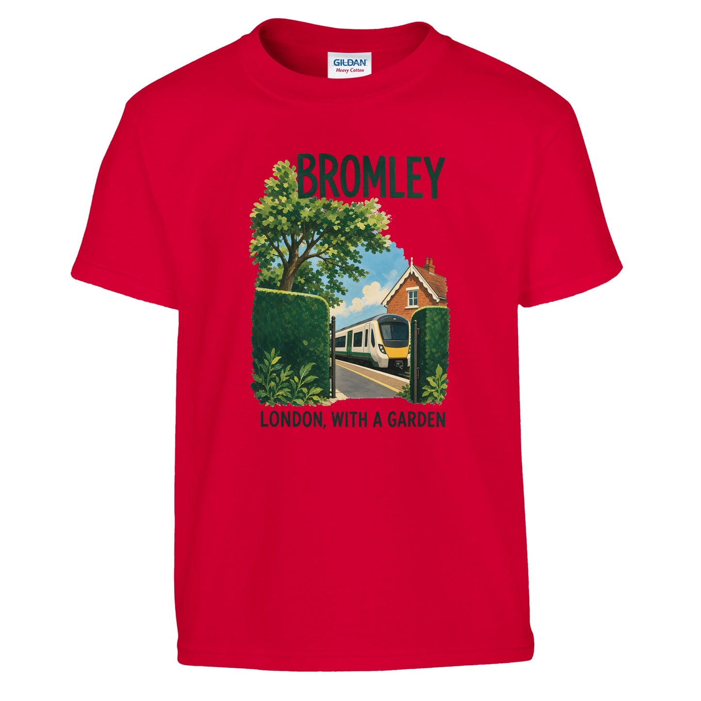 Bromley: London with a Garden Kids' T-shirt — product view 5