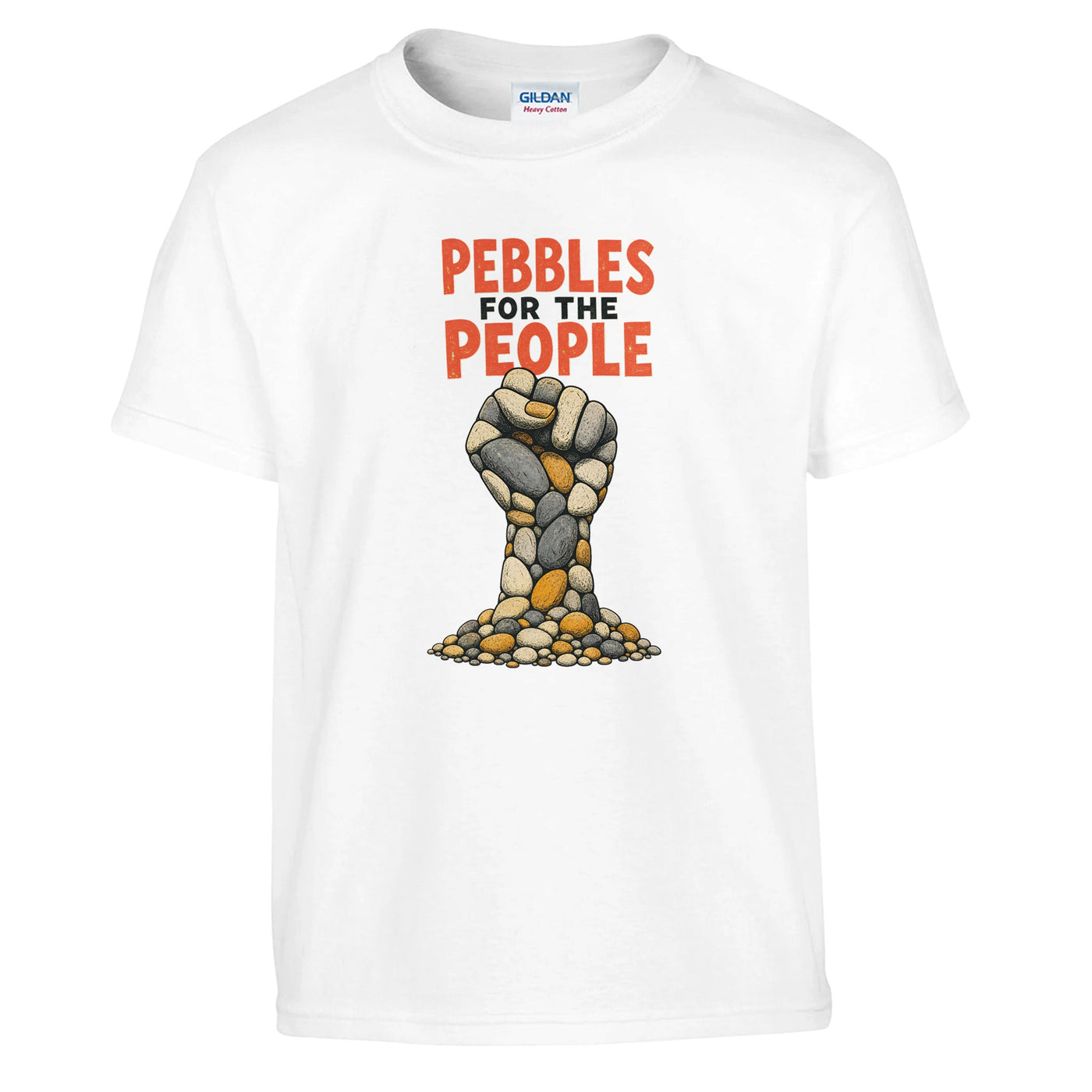 Pebbles for the People Graphic Kids' T-shirt