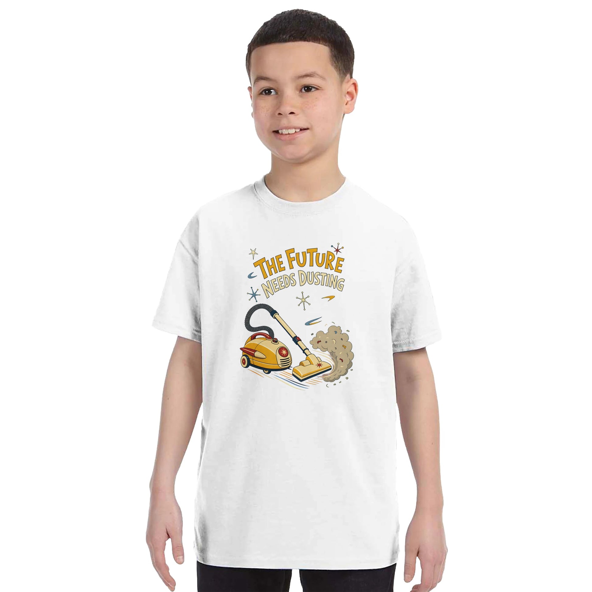 The Future Needs Dusting Kids' T-shirt — product view 16