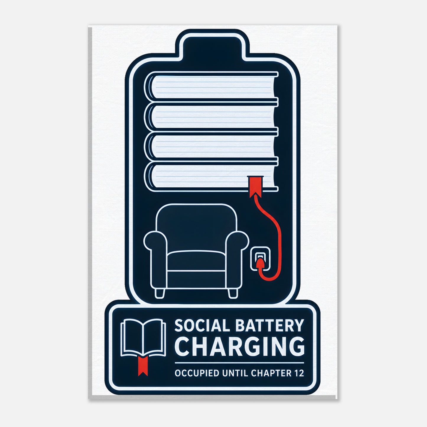 Social Battery Charging Canvas — product view 3