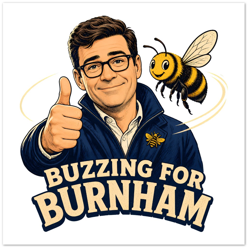Buzzing for Burnham Greeting Card Pack — product view 3