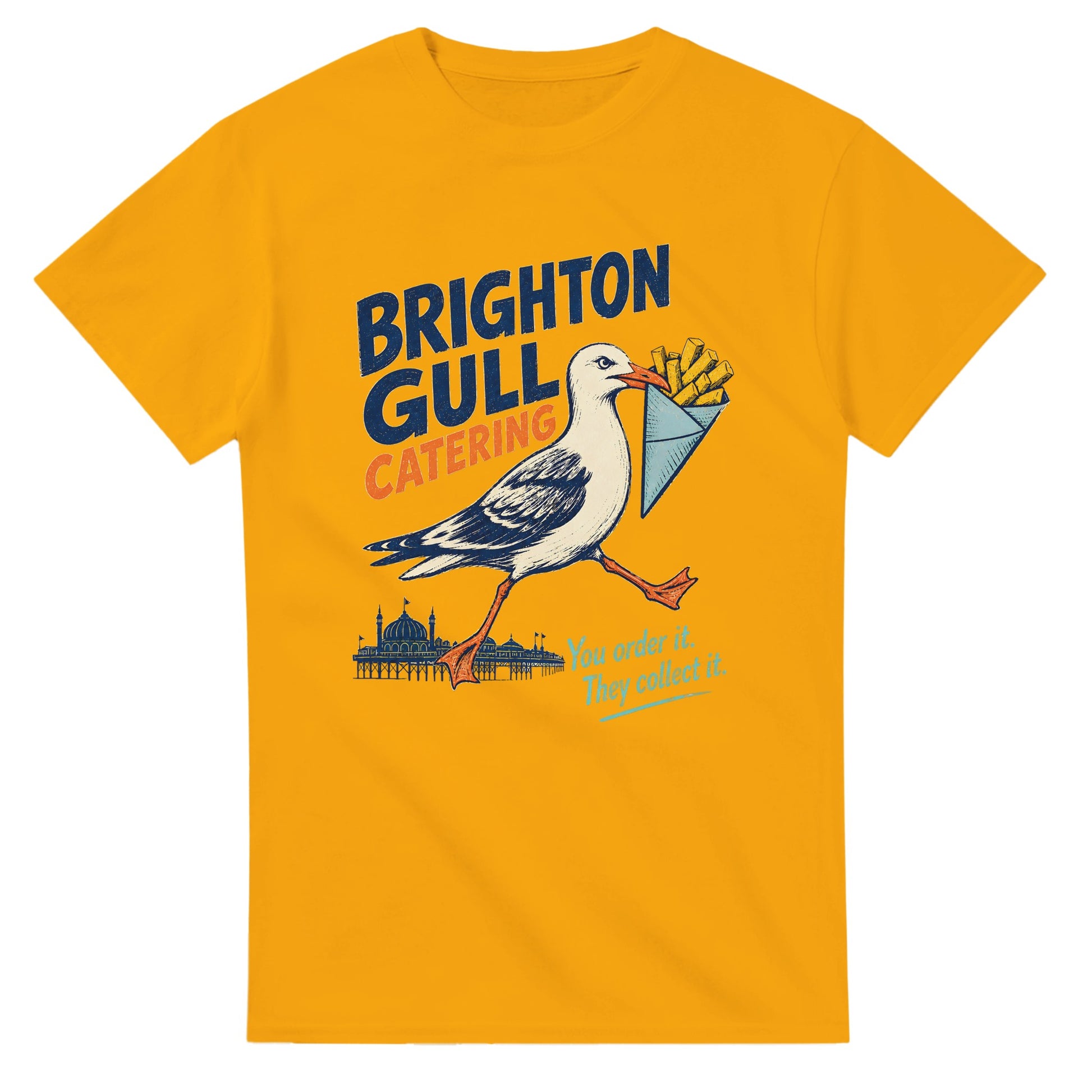 Brighton Gull Catering - You Order It, They Collect It T-shirt — product view 14