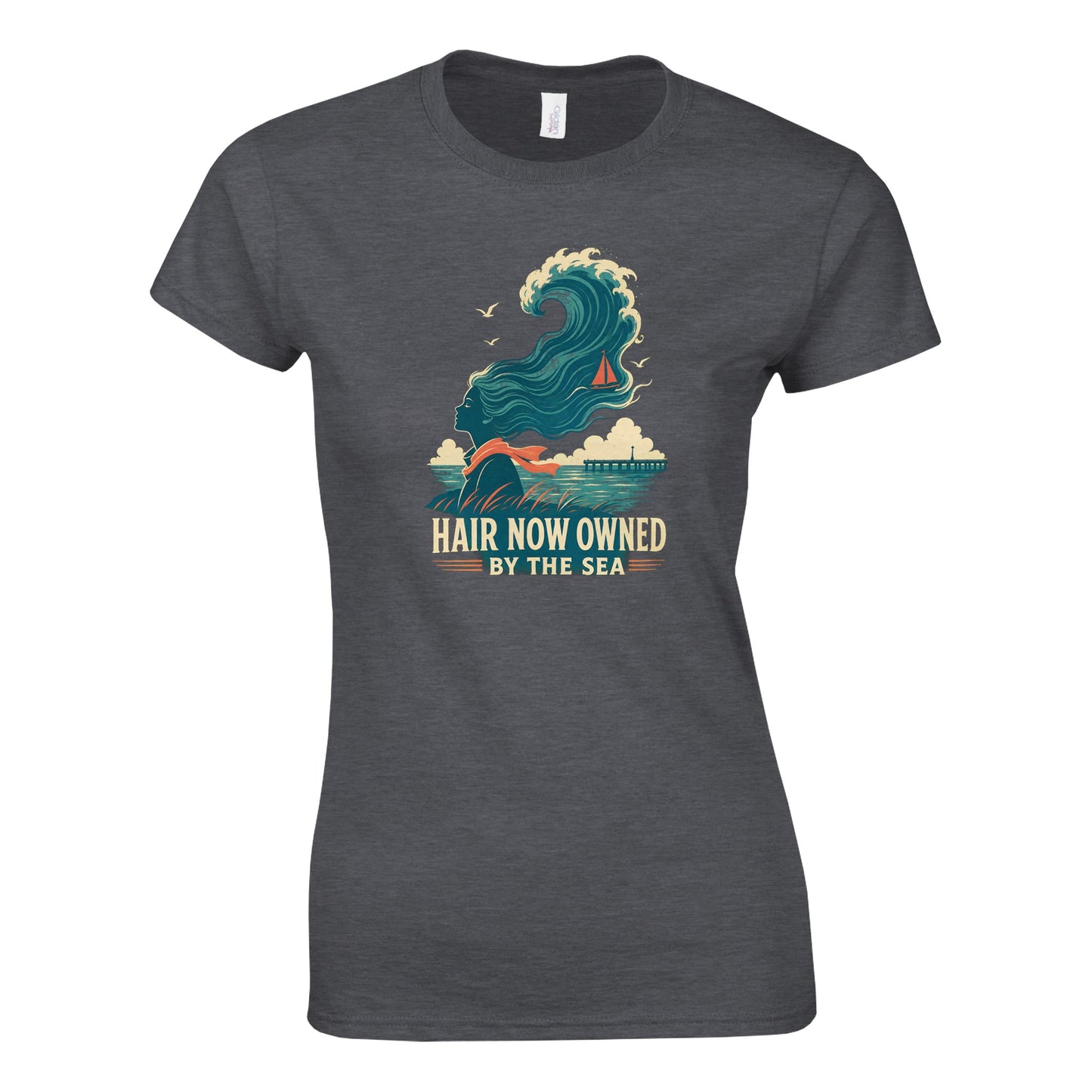 Hair Now Owned by the Sea Women's T-shirt — product view 11
