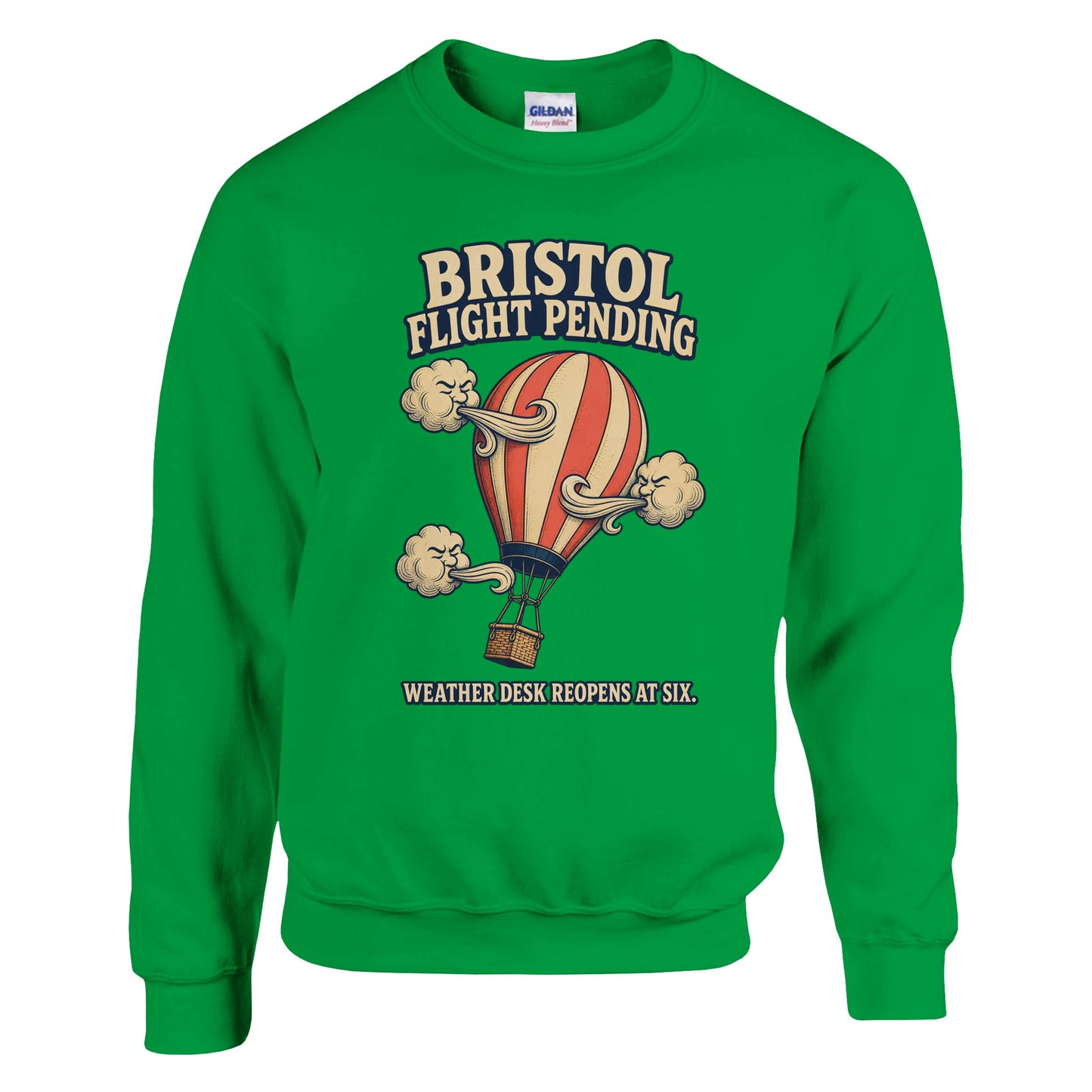 Bristol Flight Pending – Weather Desk Sweatshirt — product view 12